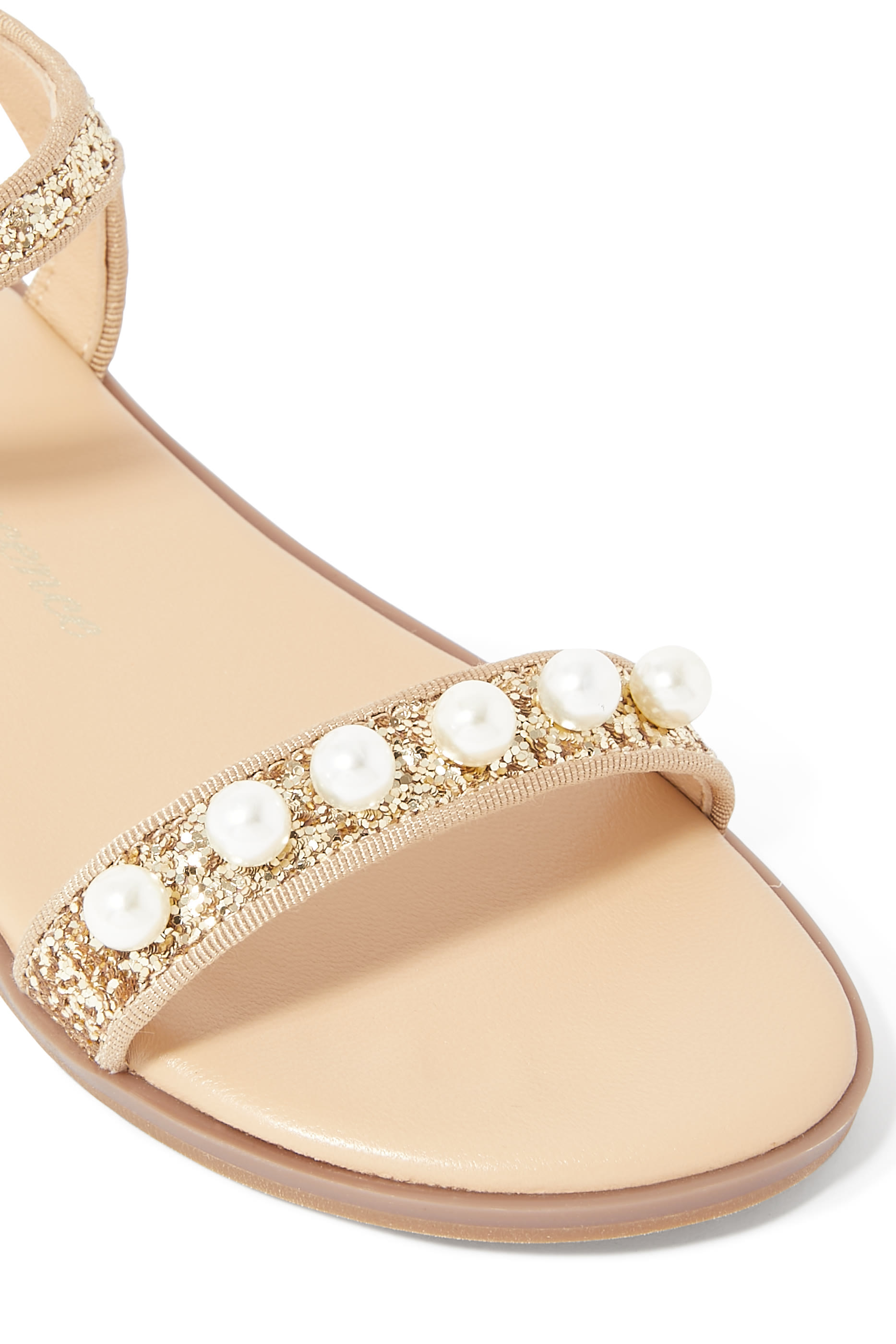 Kids Fleur Glitter Sandals