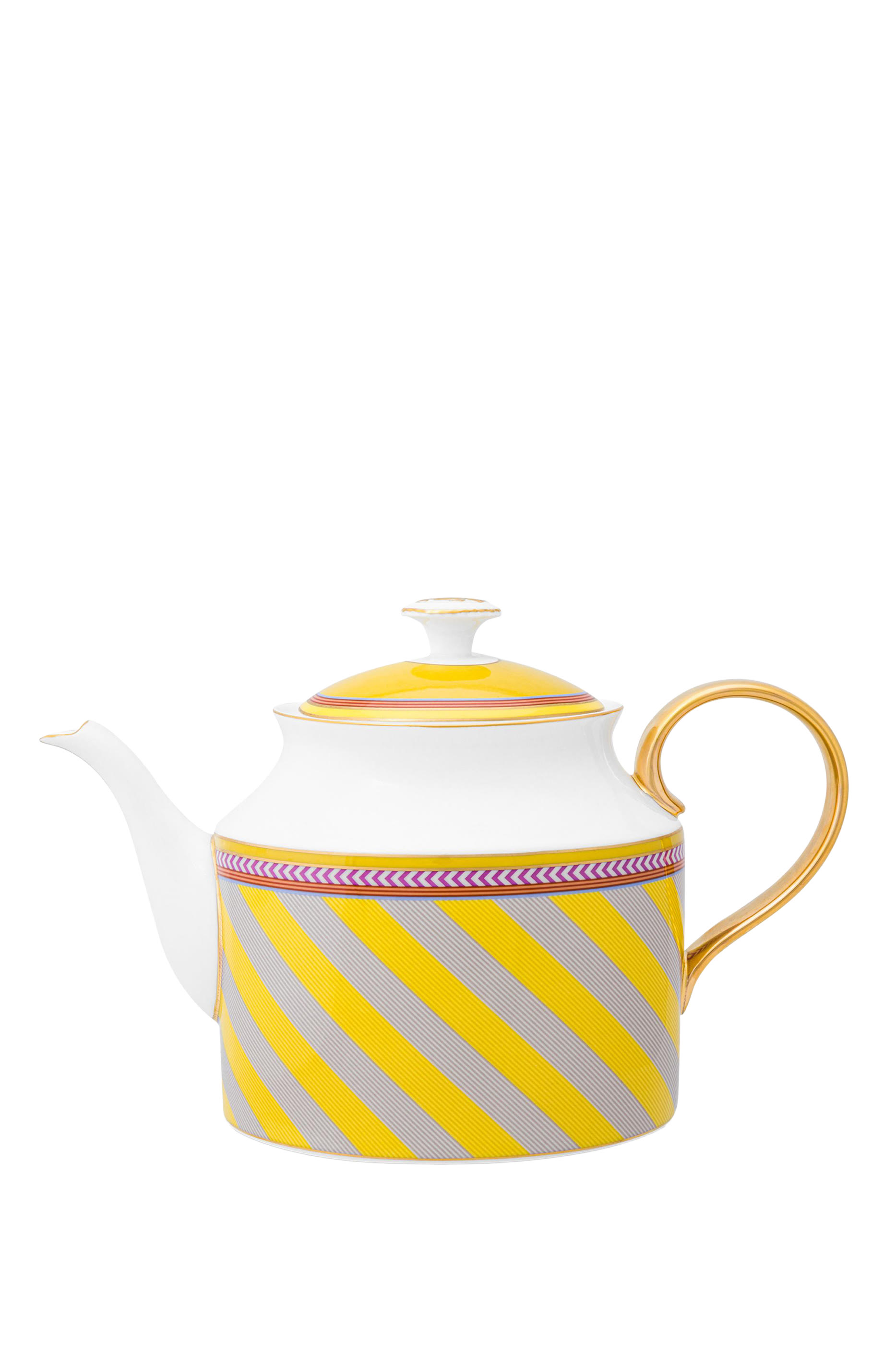 Chique Stripes Large Tea Pot