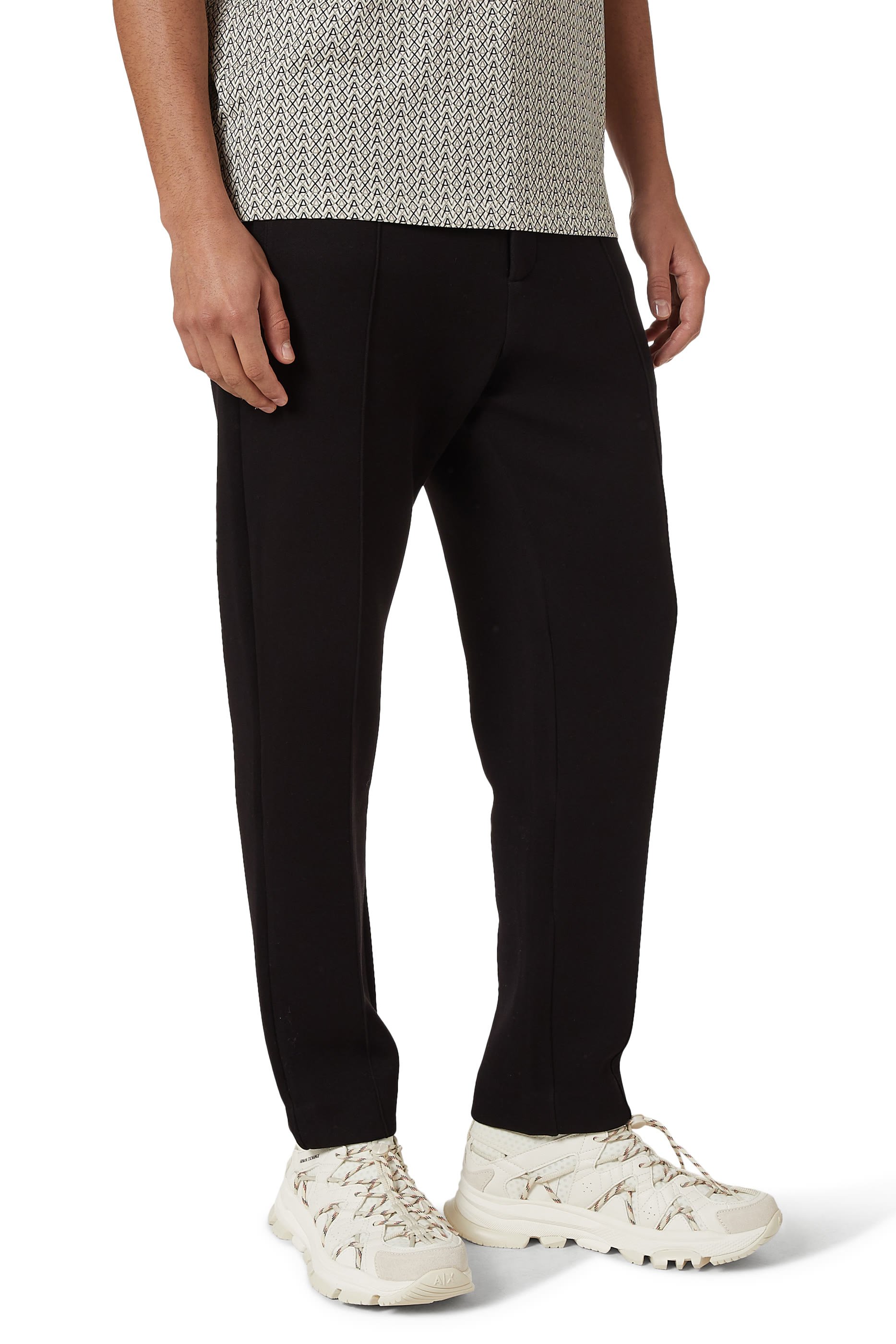 Logo Technical Fabric Sneakers