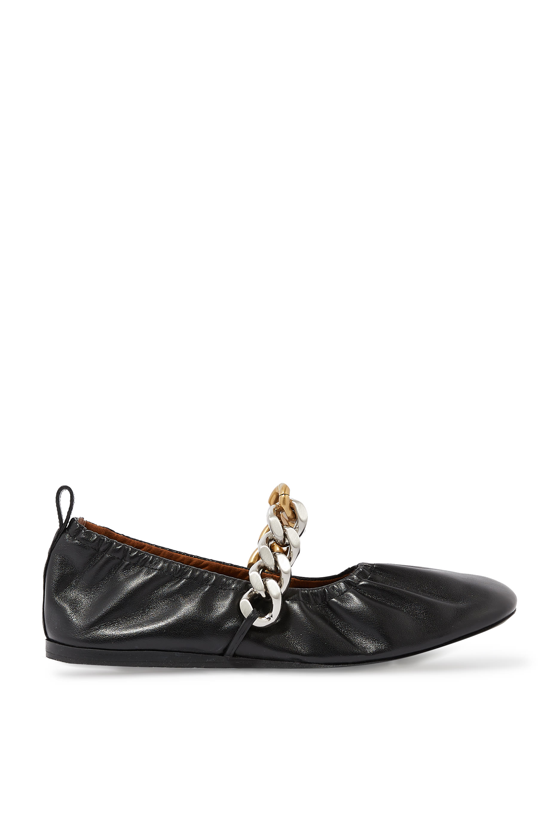 Falabella Chunky Chain Ballet Flats