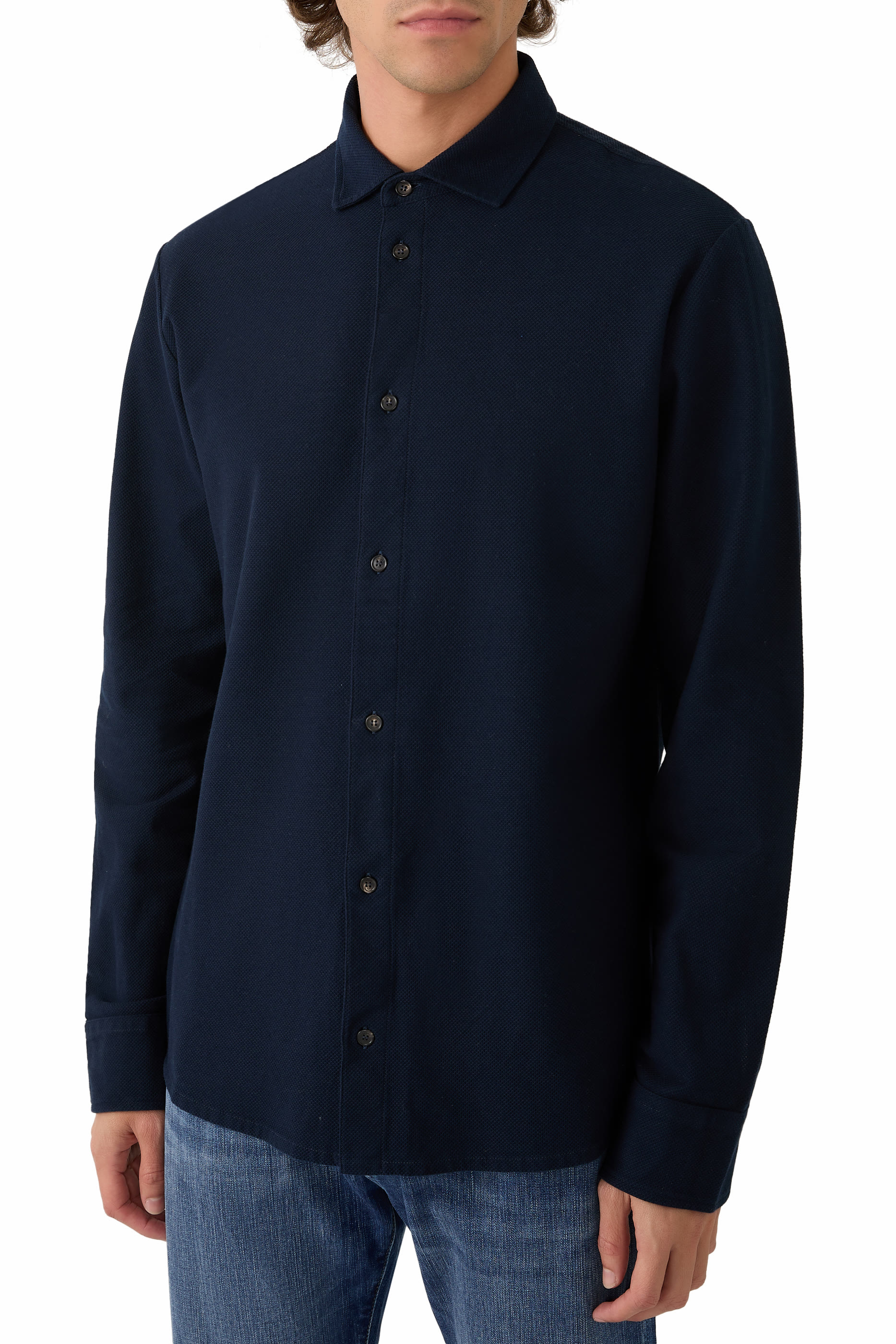 Slim-fit Organic IceCotton Shirt