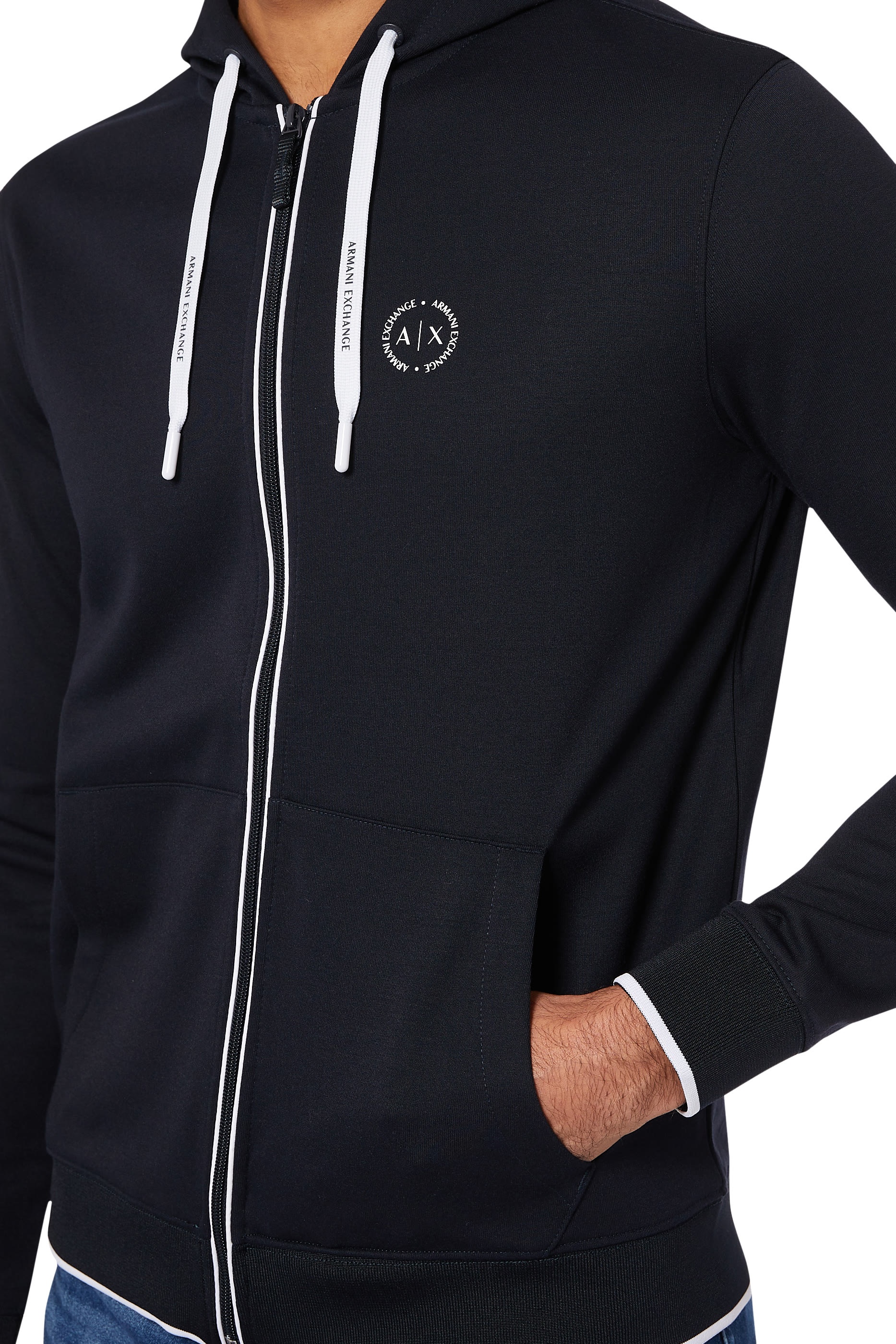 Circle Logo Cotton Viscose Hoodie