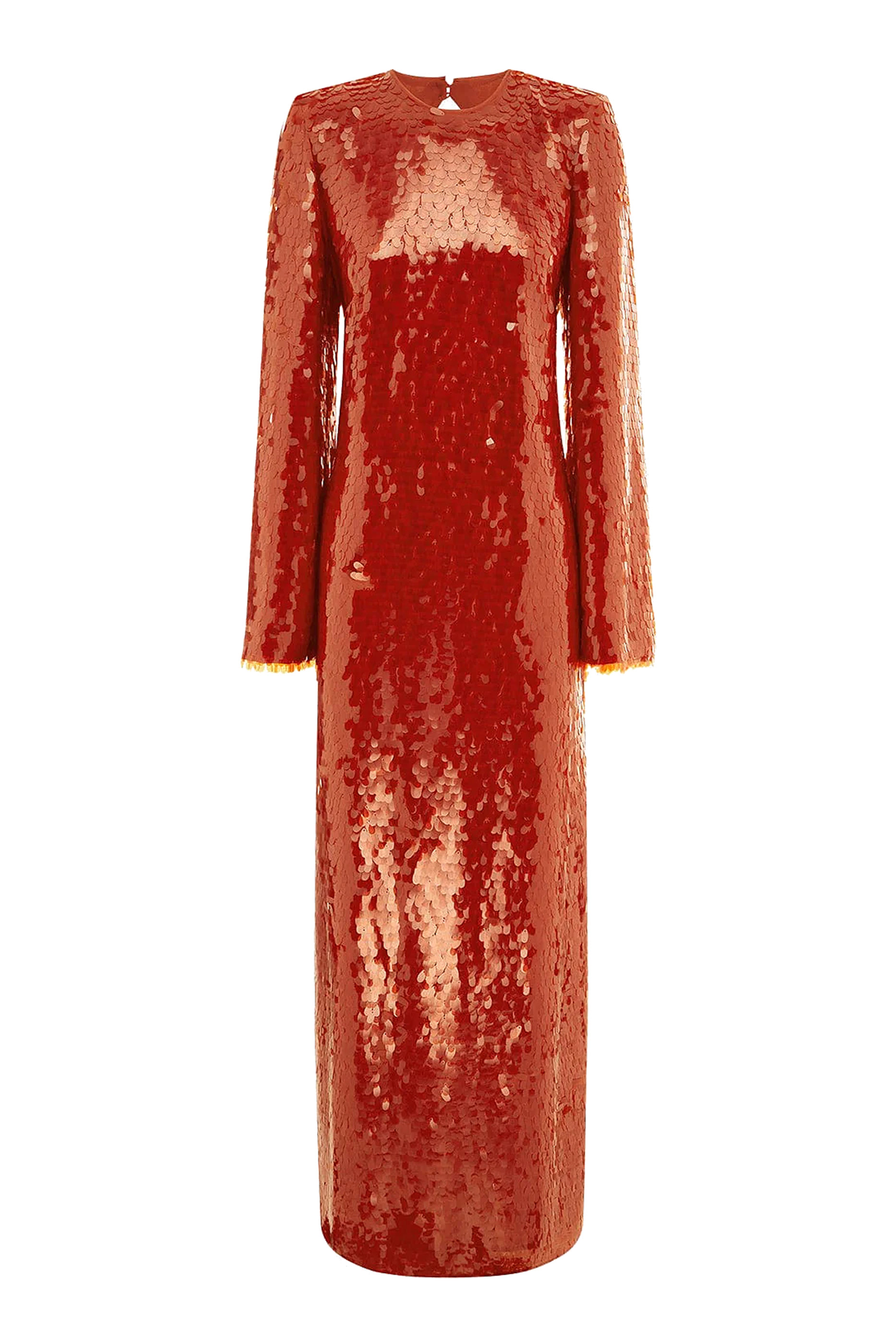 Geanie Long Sleeve Sequin Gown