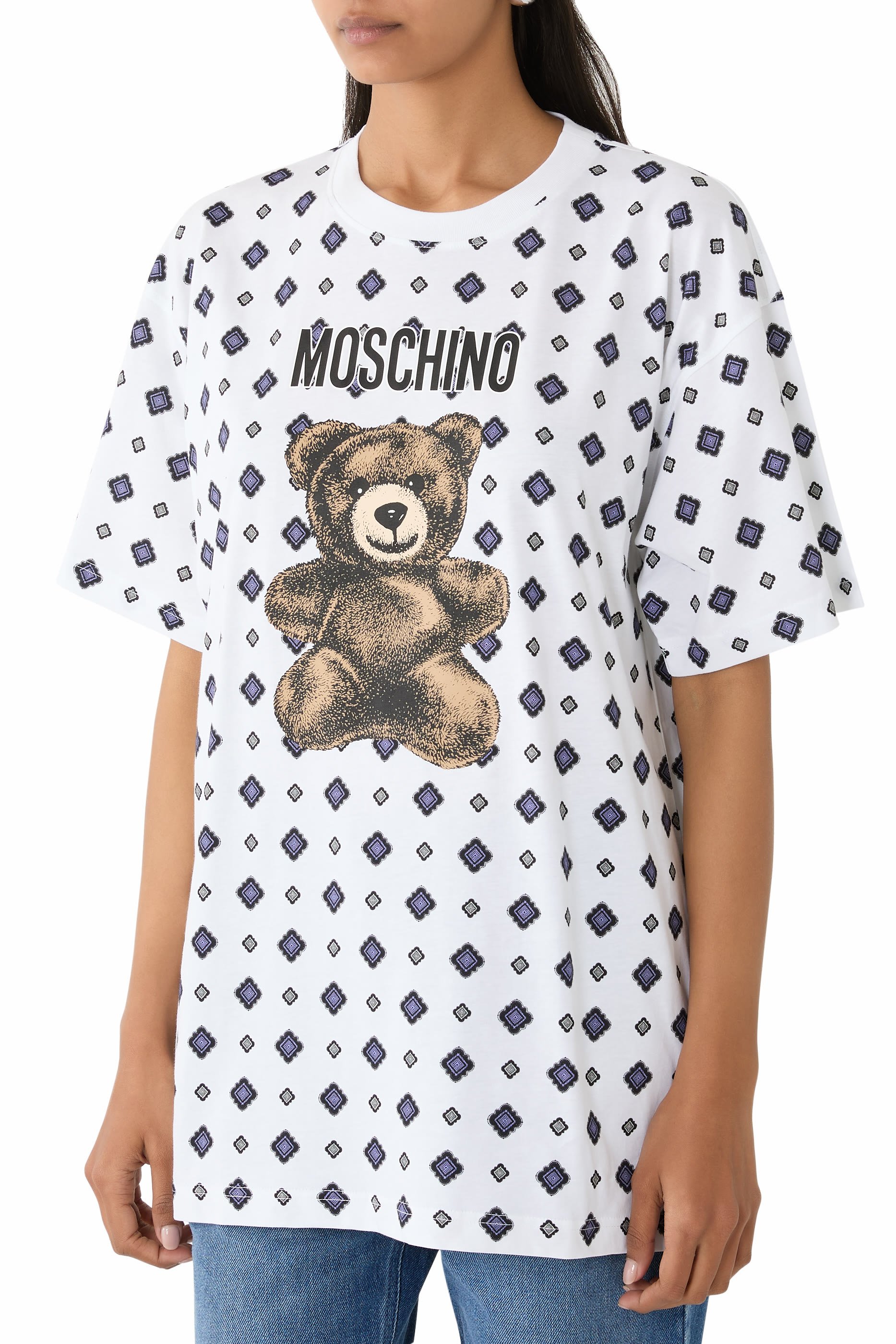  Logo Teddy Print T-Shirt