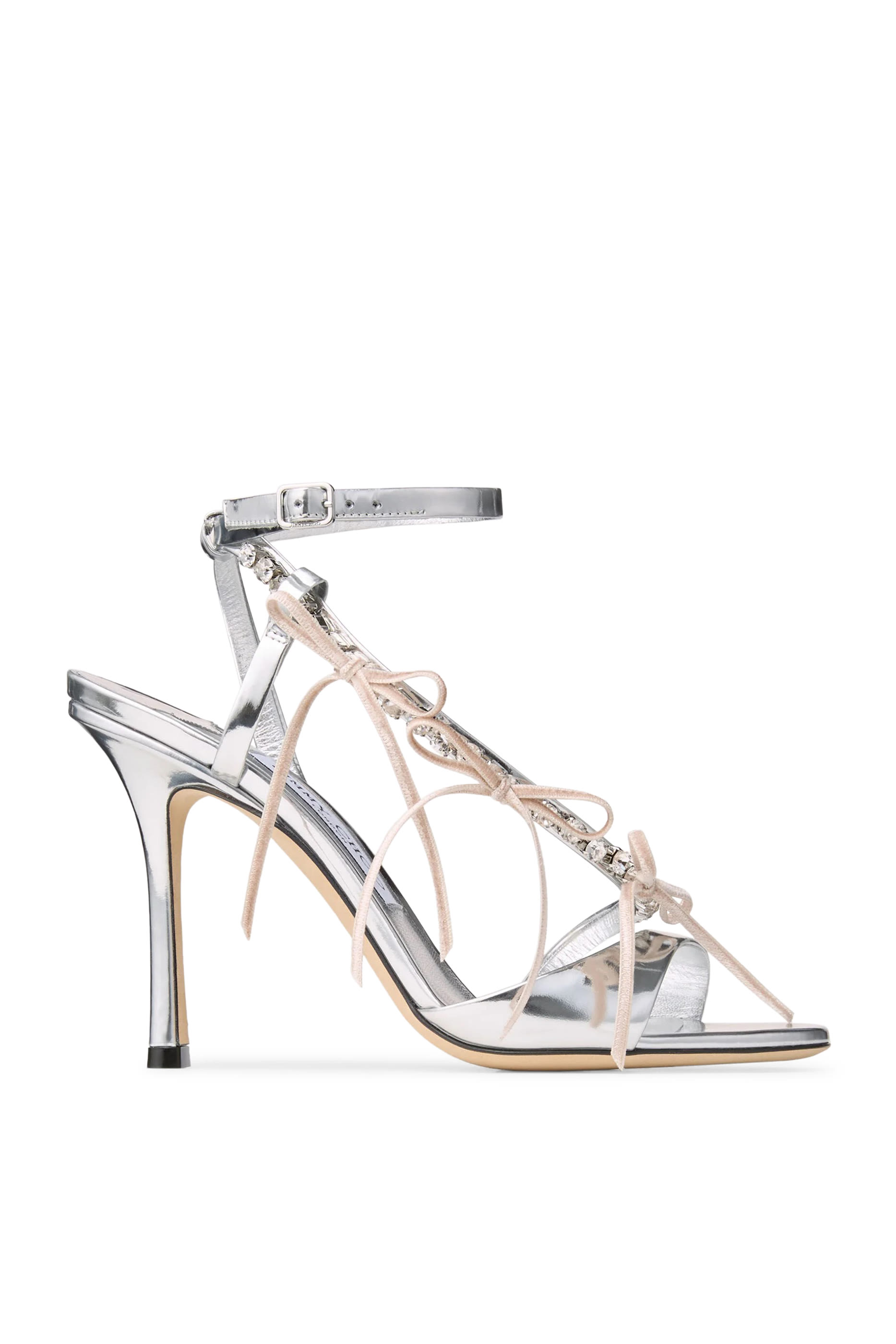 Lula 100 Liquid Metal Leather Sandals