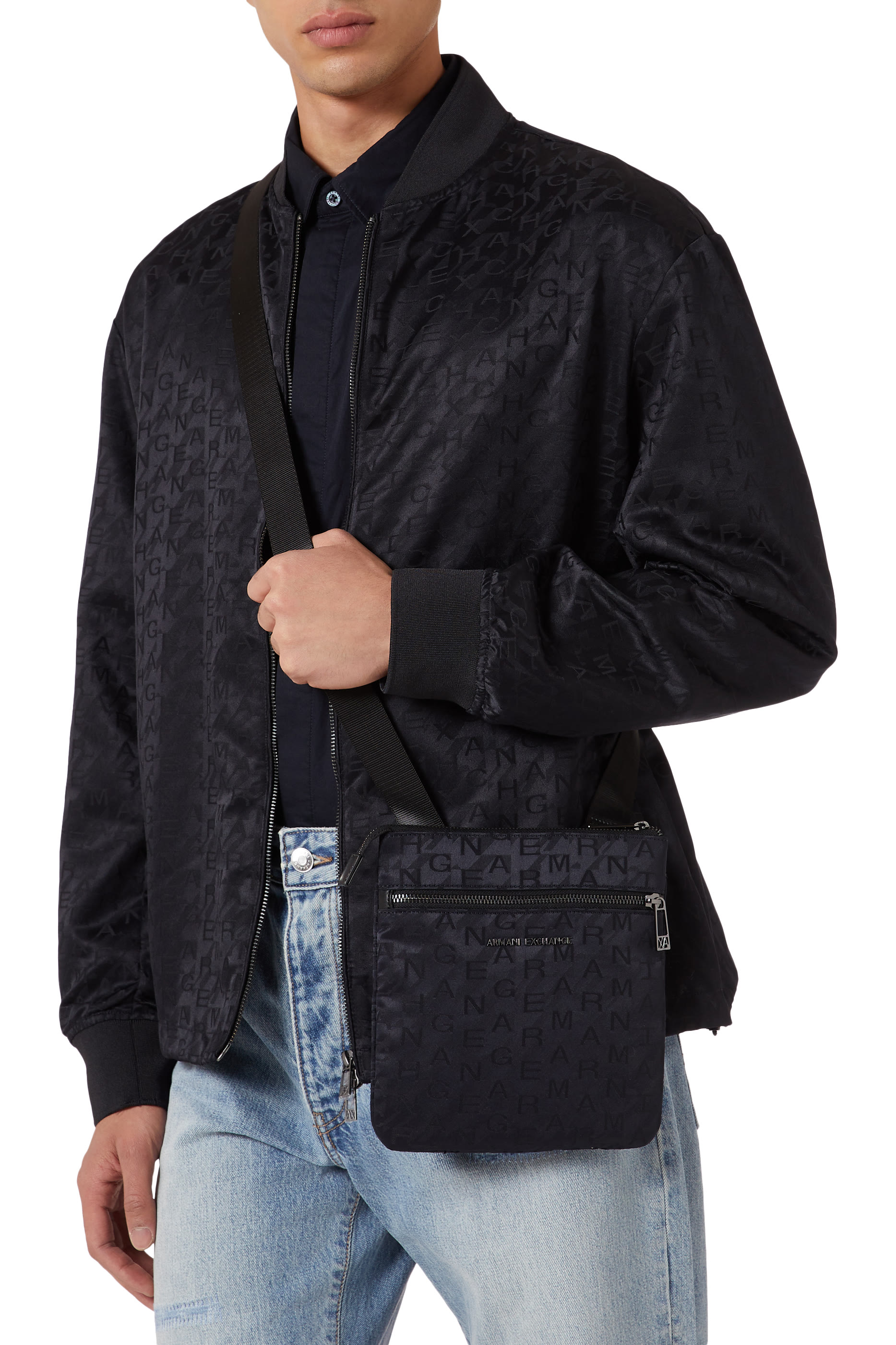 All-Over Logo Shoulder Bag