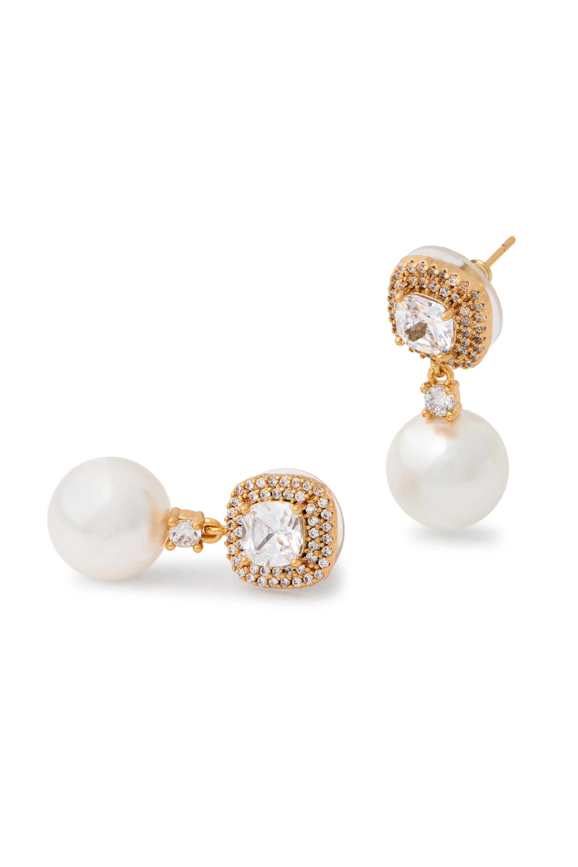 Crystal Pearl Earrings