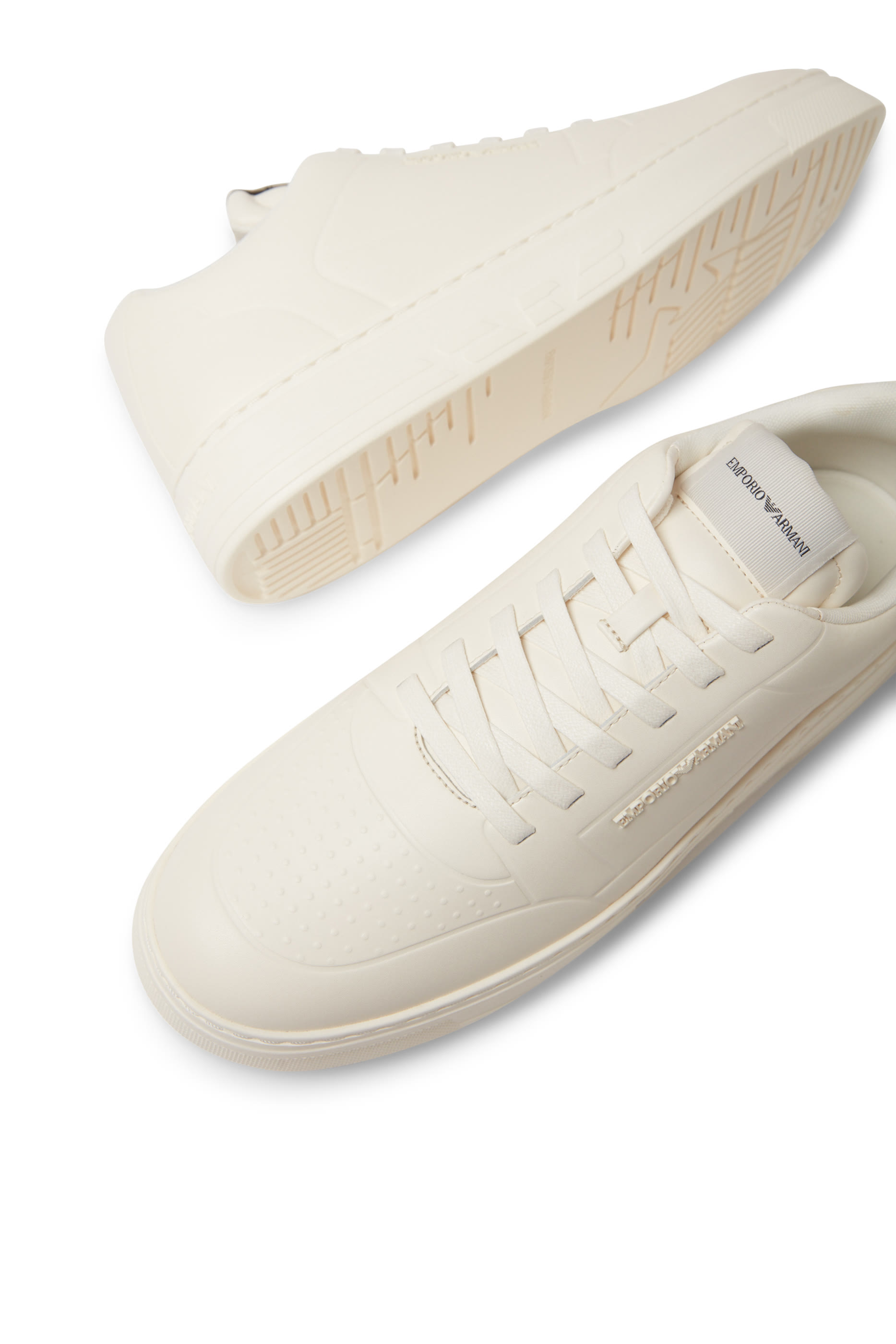 Embossed-Logo Sneakers