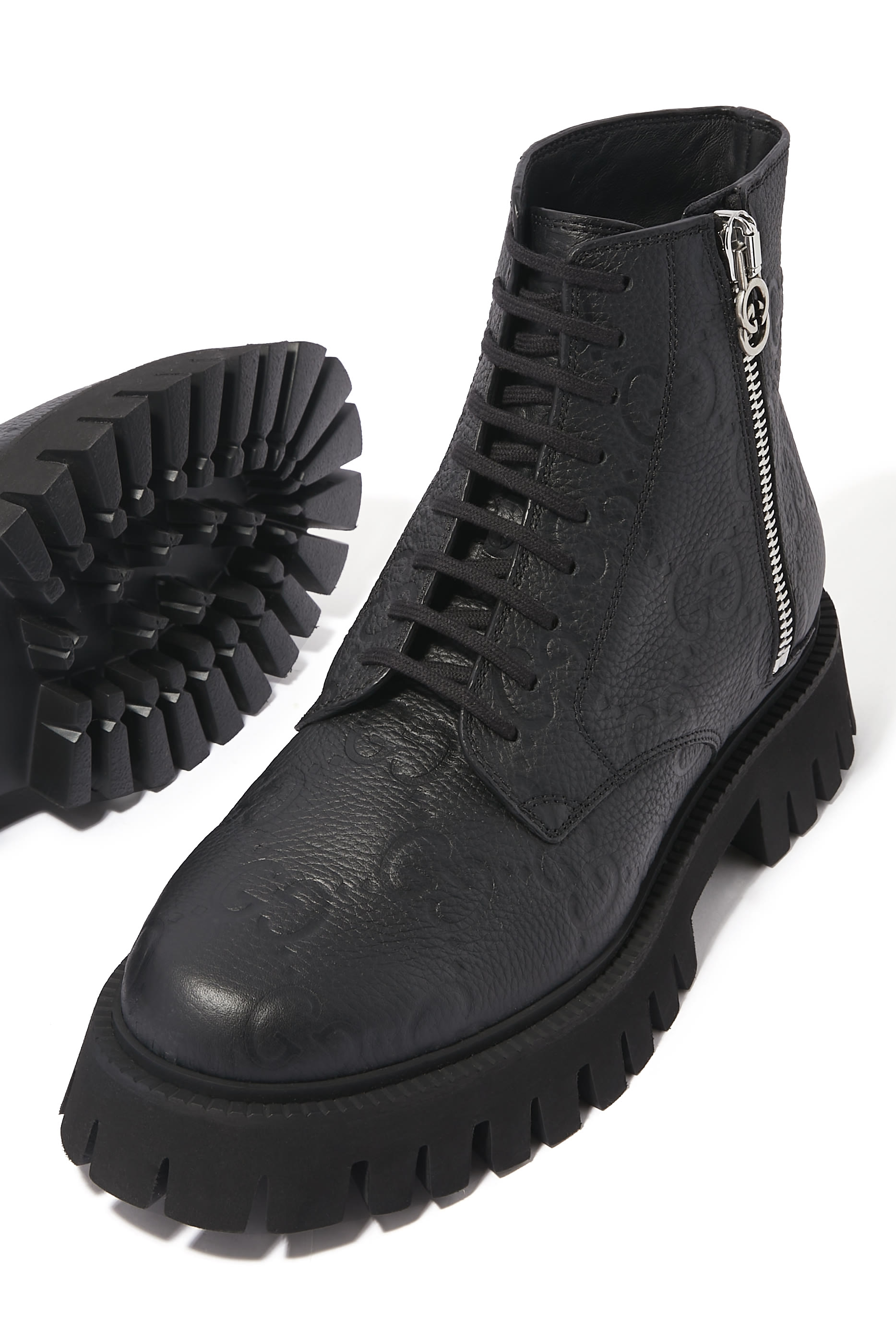 GG Leather Boots
