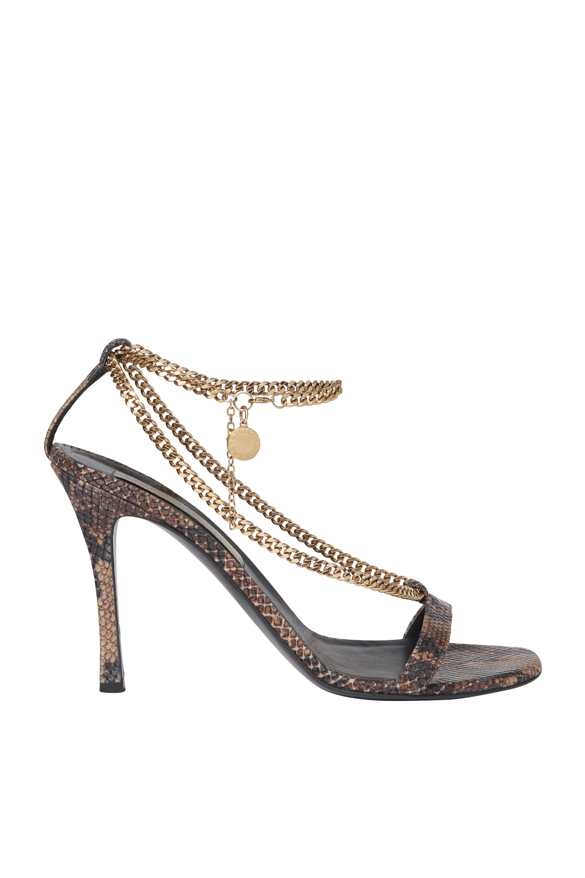 Stella 100 Faux-Python Sandals
