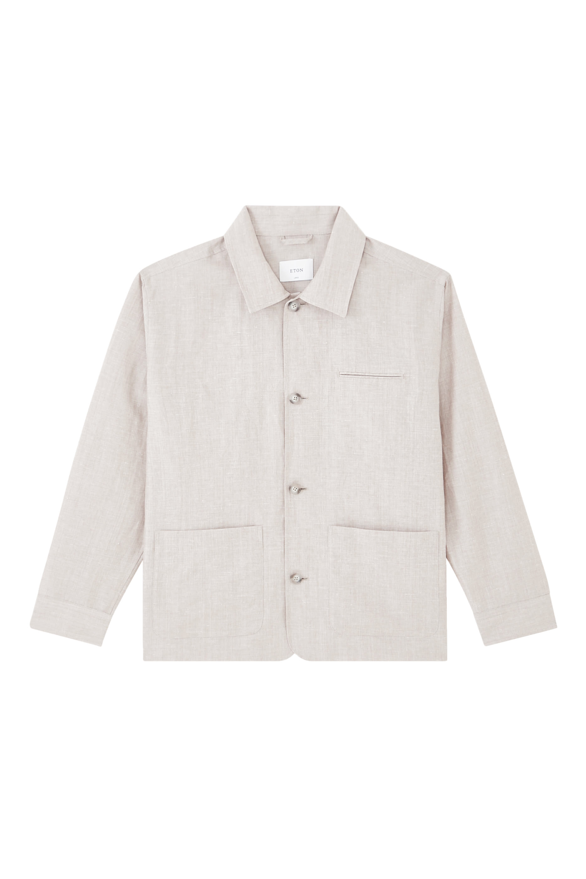 Wool Linen Chore Overshirt 