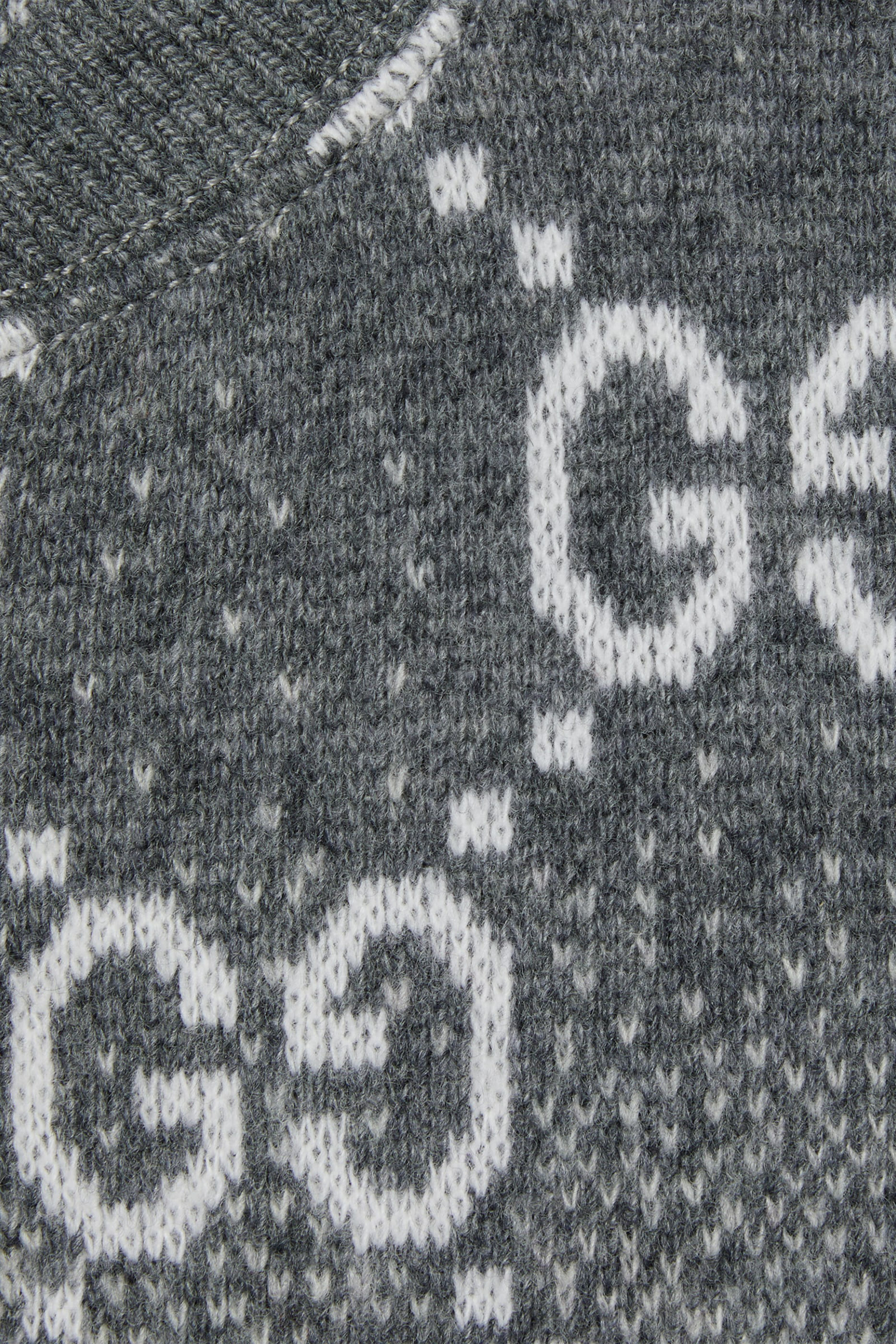 Kids GG Wool Jacquard Cardigan