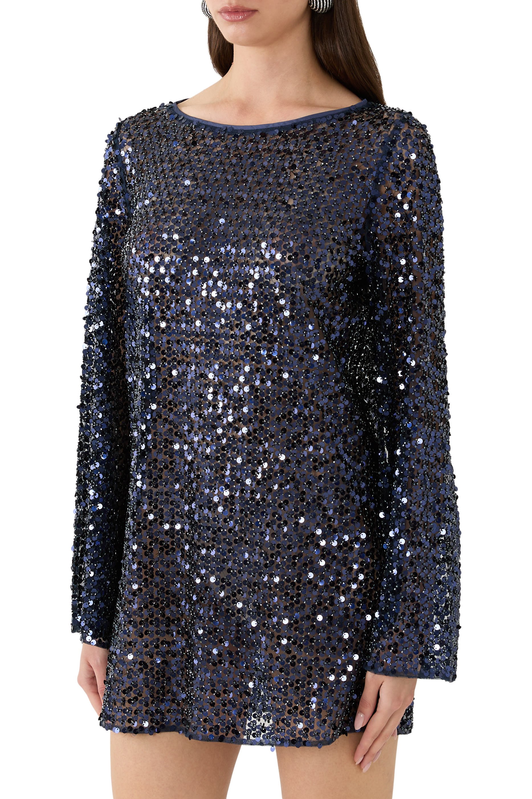 Everly Long Sleeve Mini Dress 