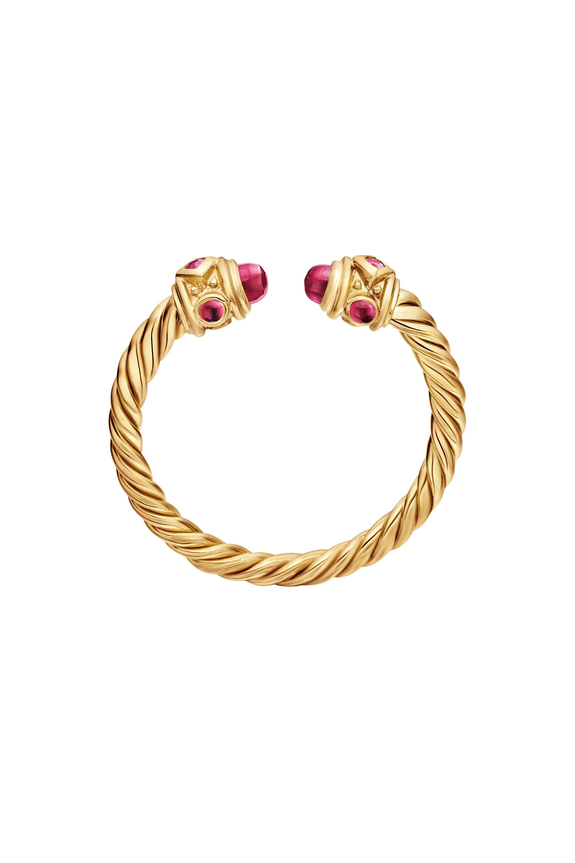 Renaissance Ring, 18k Yellow Gold & Rubies