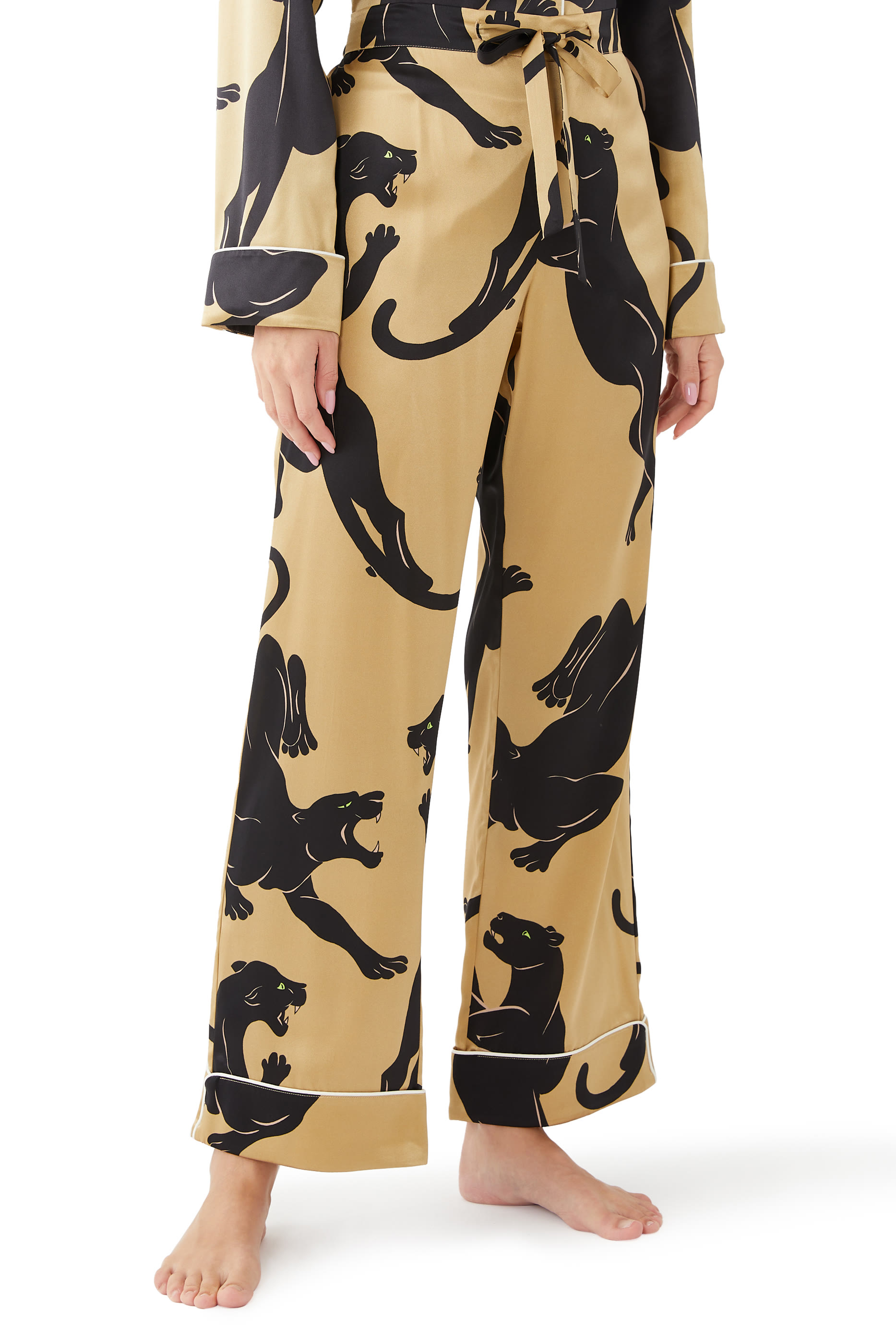 Lila Perriand Panther Pajama Set