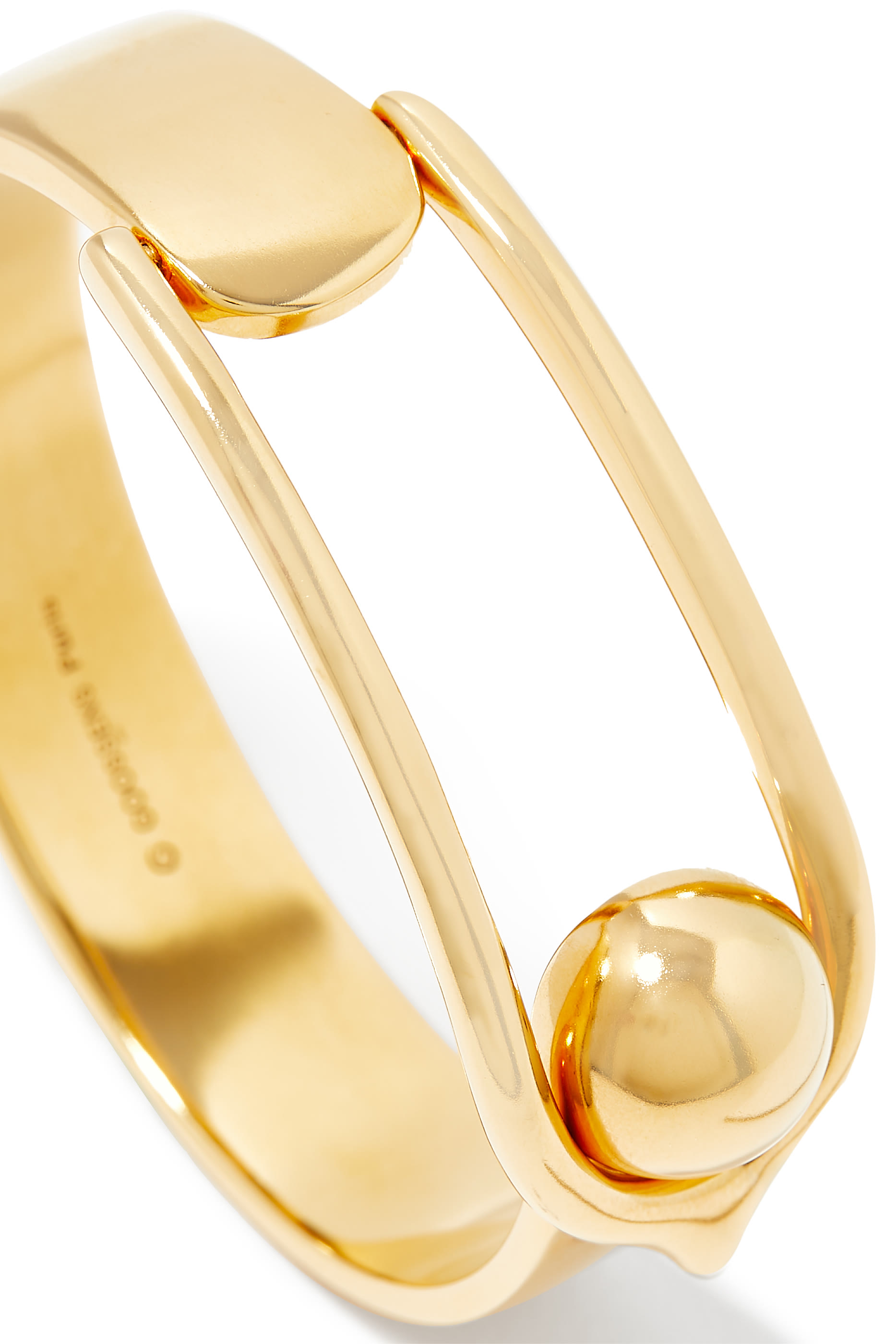 Boucle Bracelet, 24K Gold Plated Brass