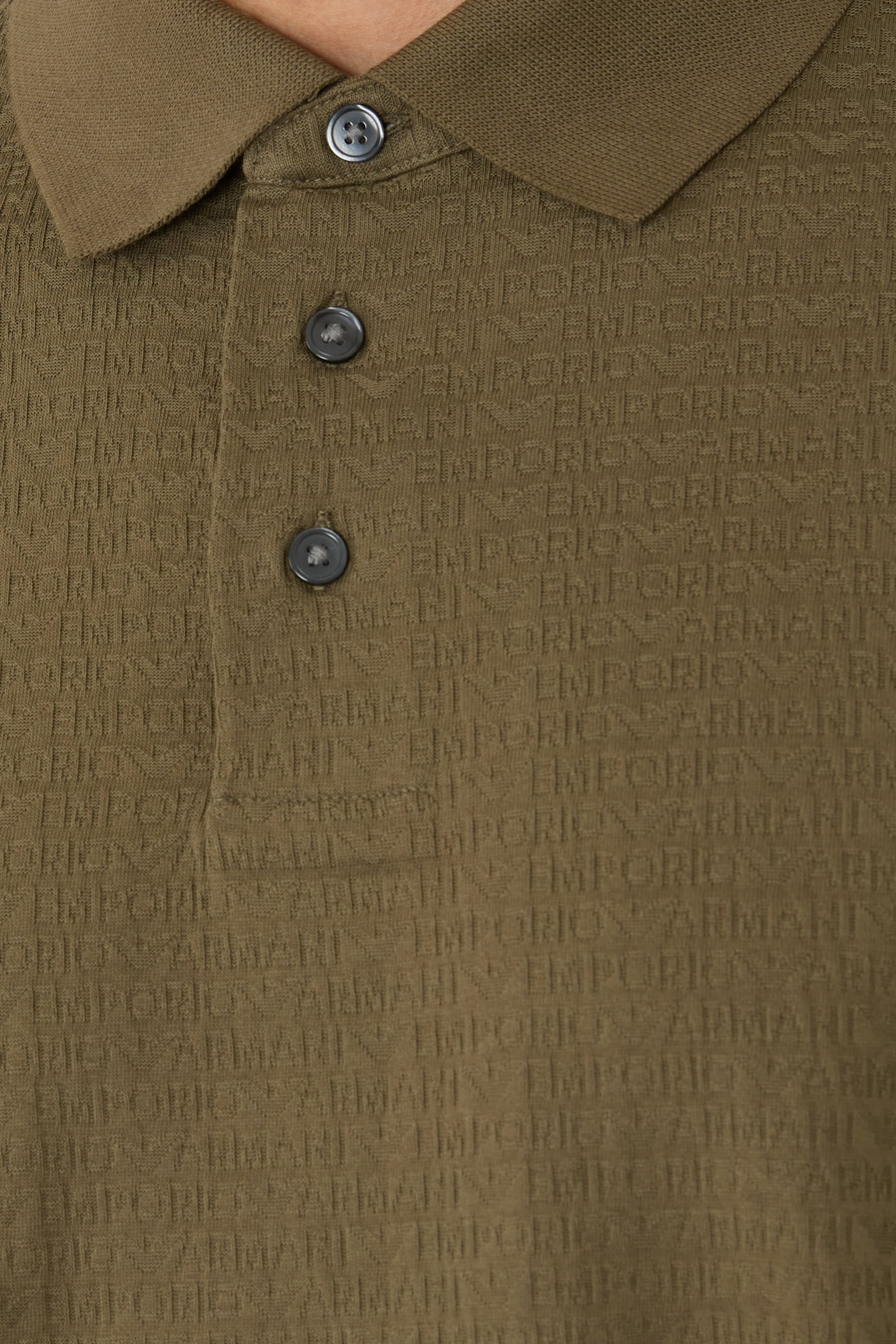 Micro EA Text Logo Polo Shirt
