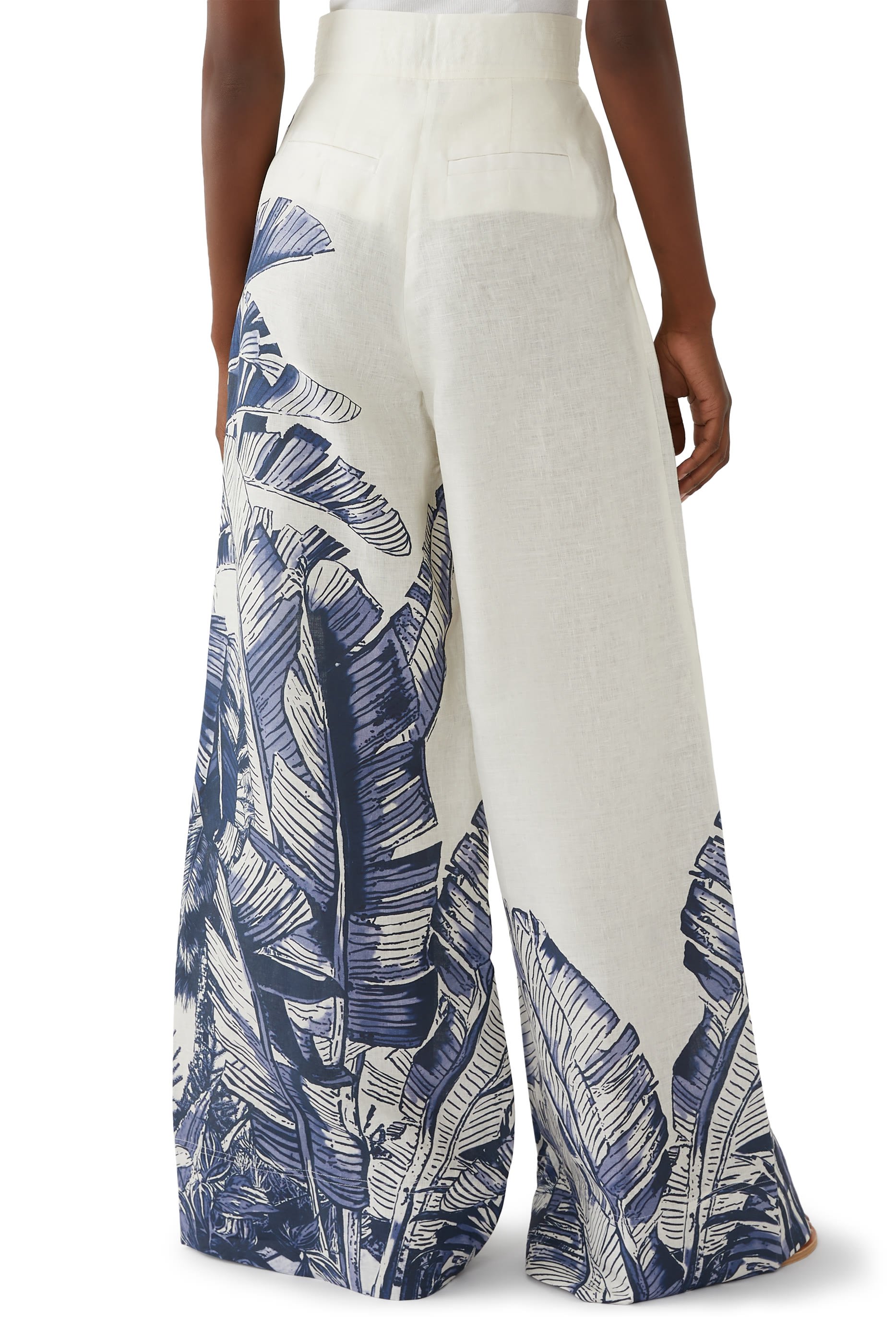 Mucha Arena Palm Wide-Leg Pants