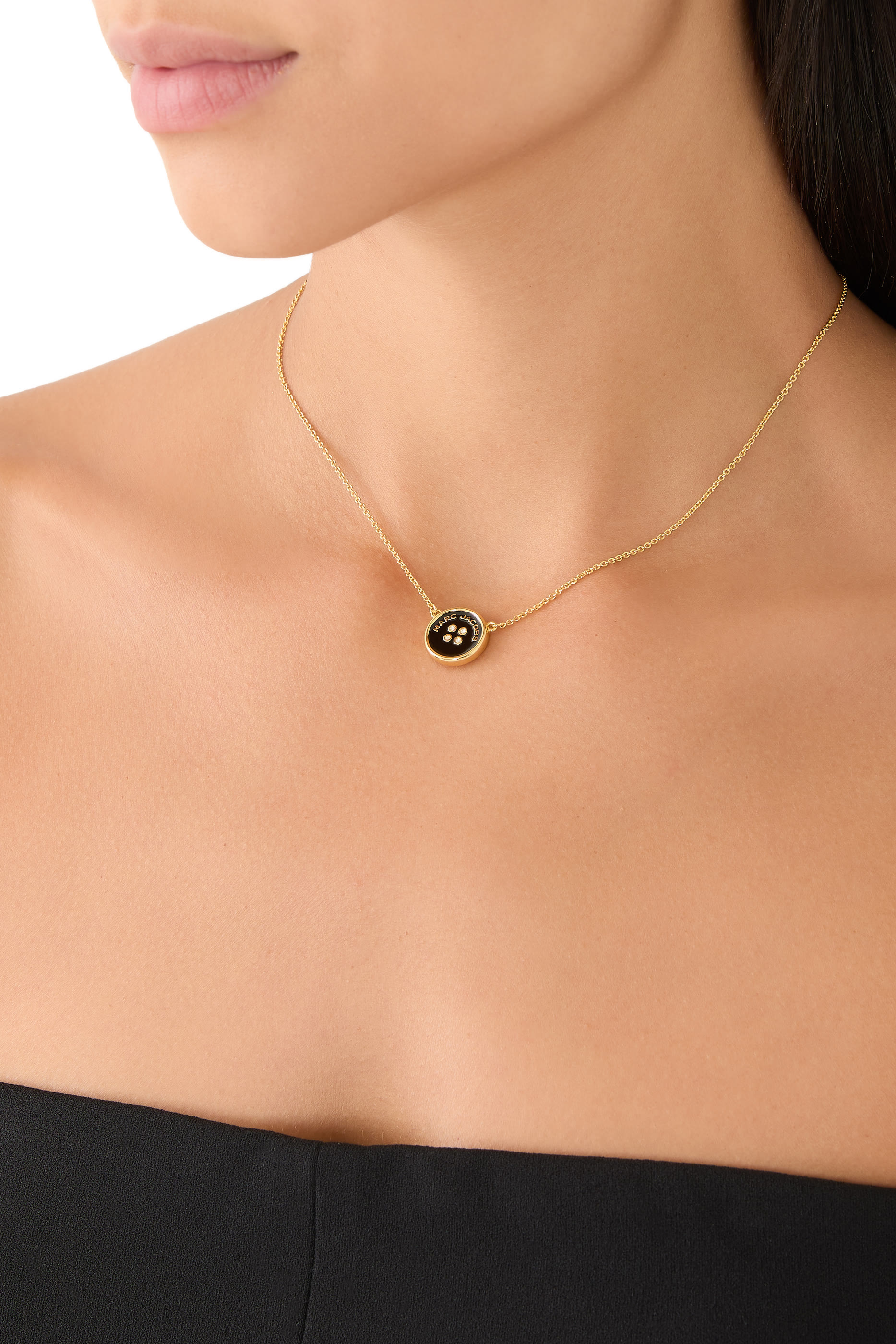 The Button Pendant Necklace
