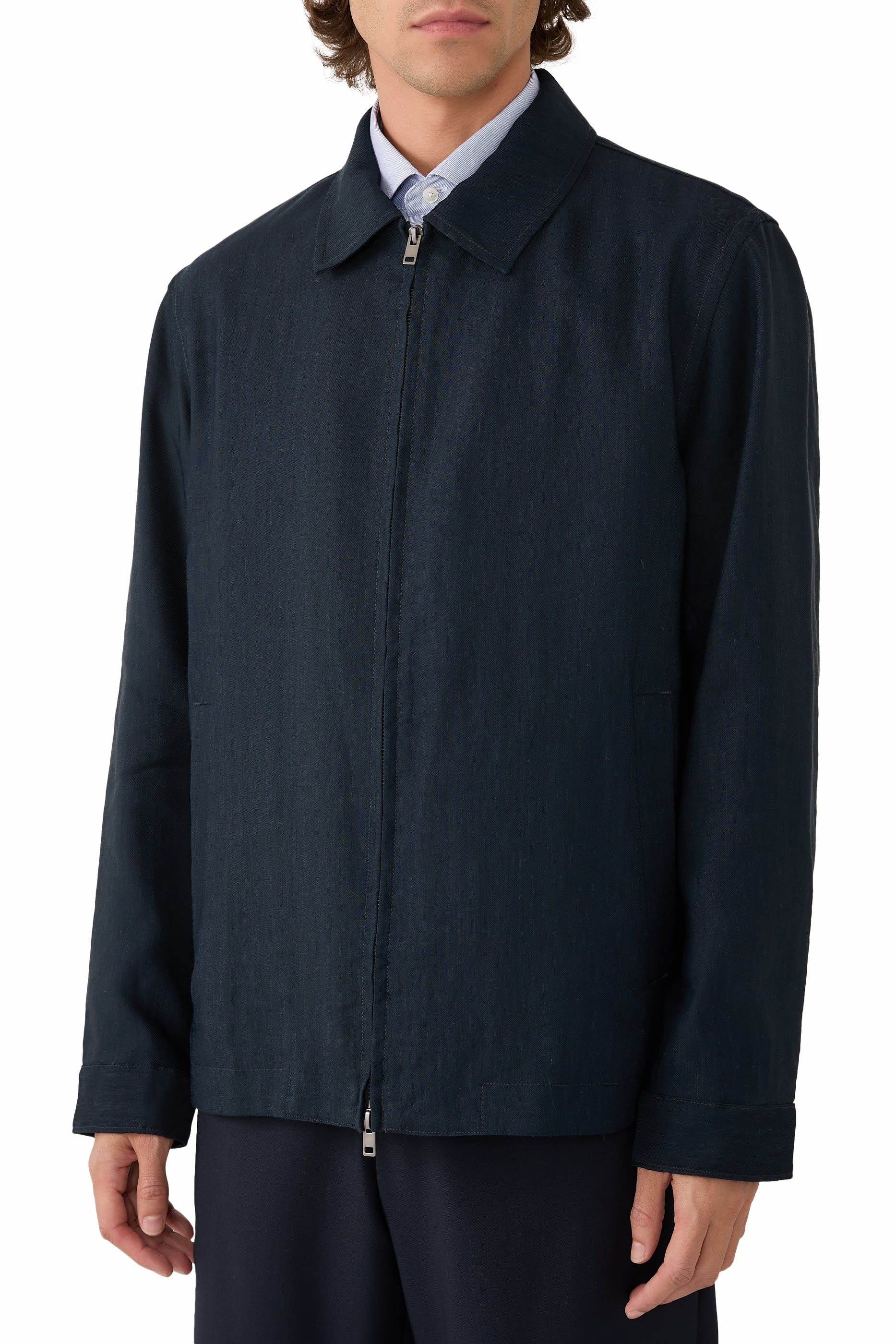 Compact Linen Jacket