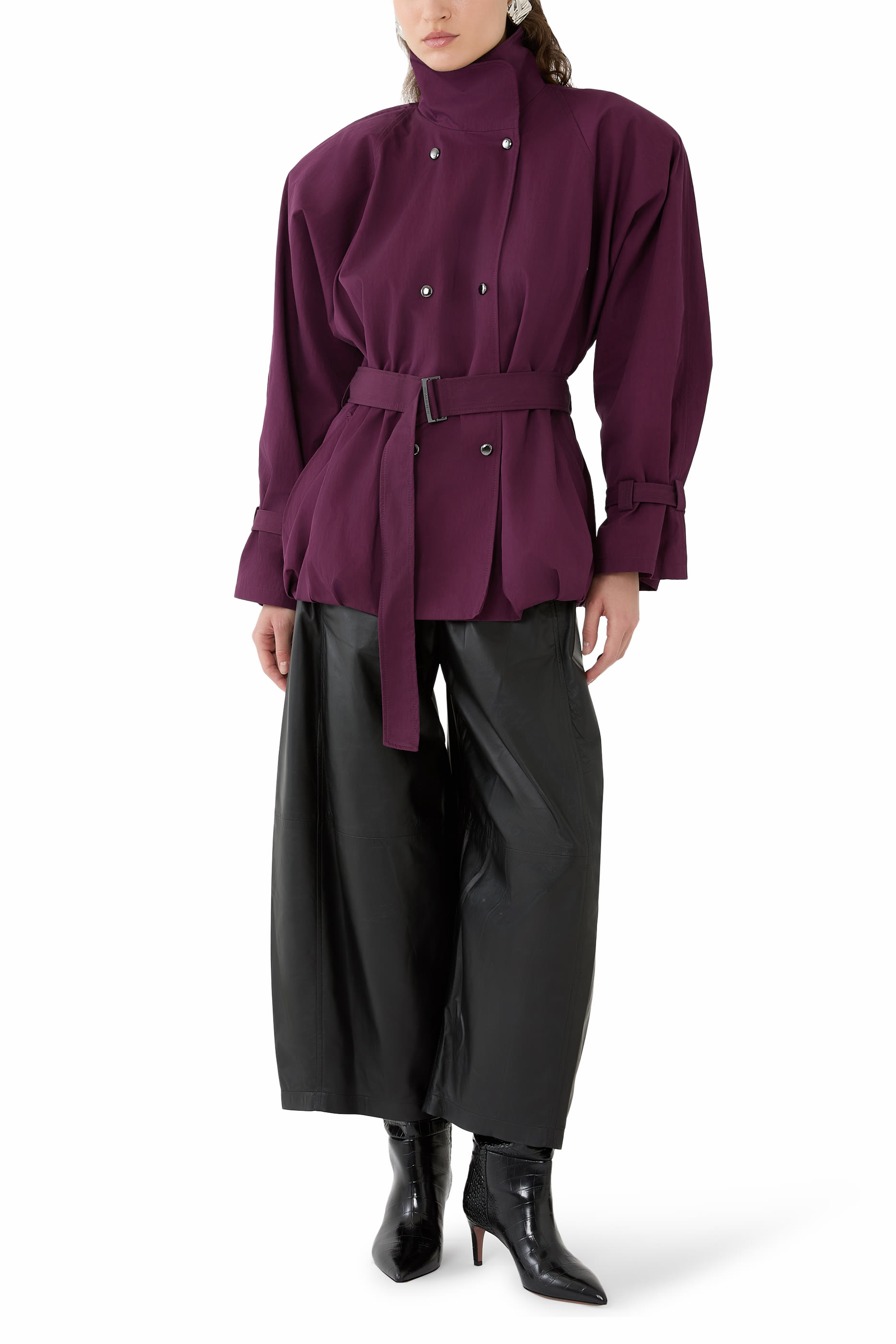 Belted Bubble Jacket