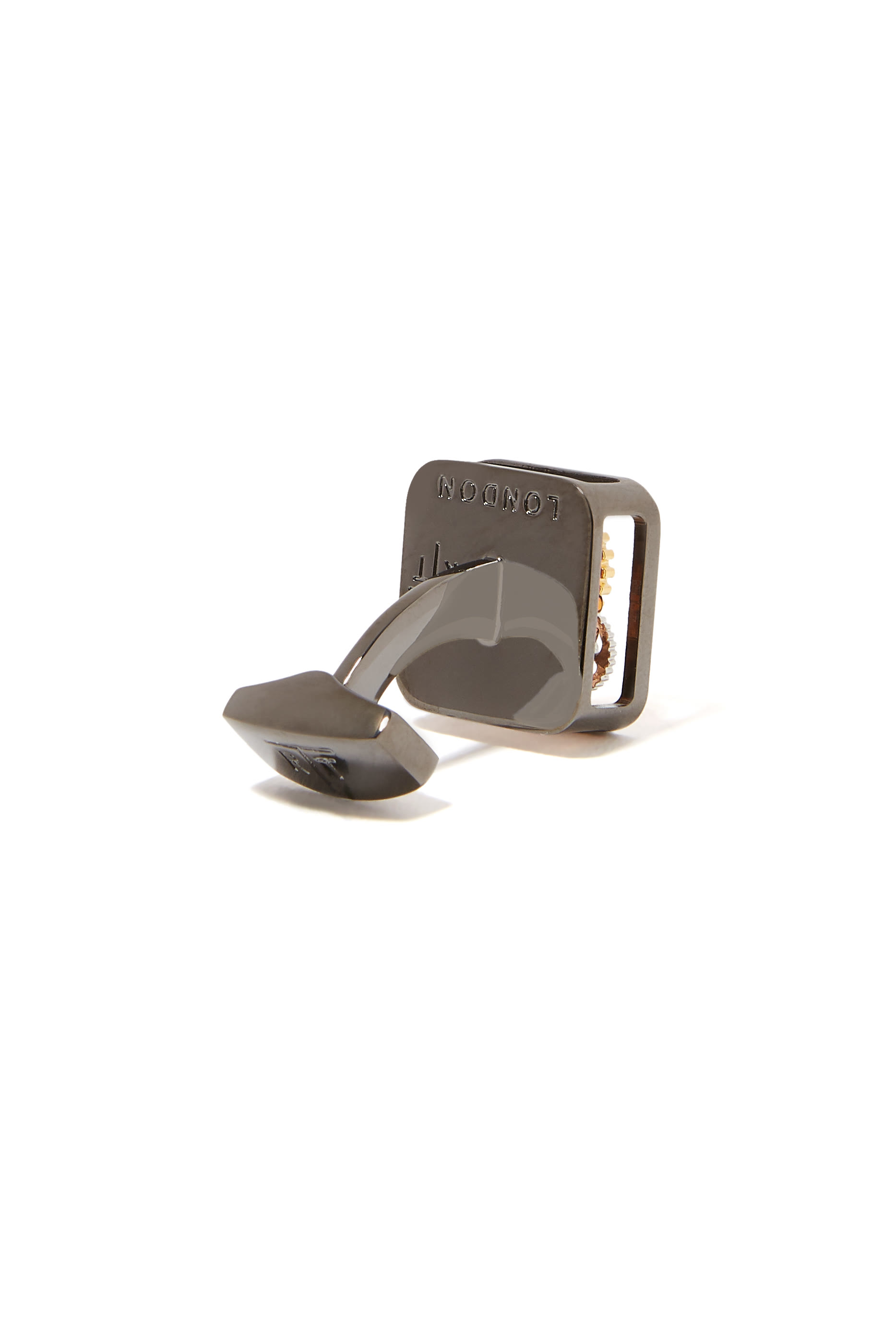 16GB USB Rhodium Cufflinks