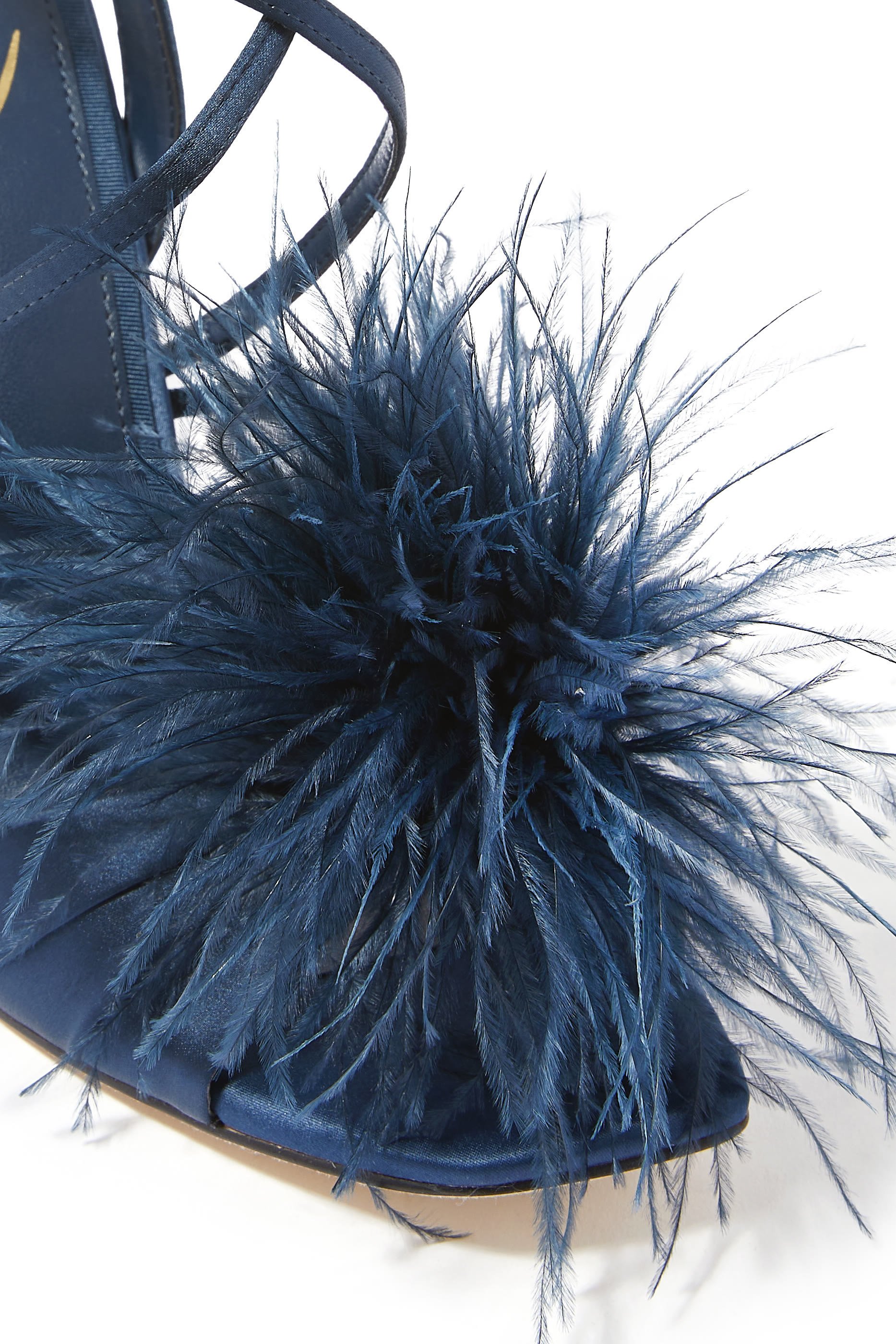 Layton 100 Feather Satin Sandals