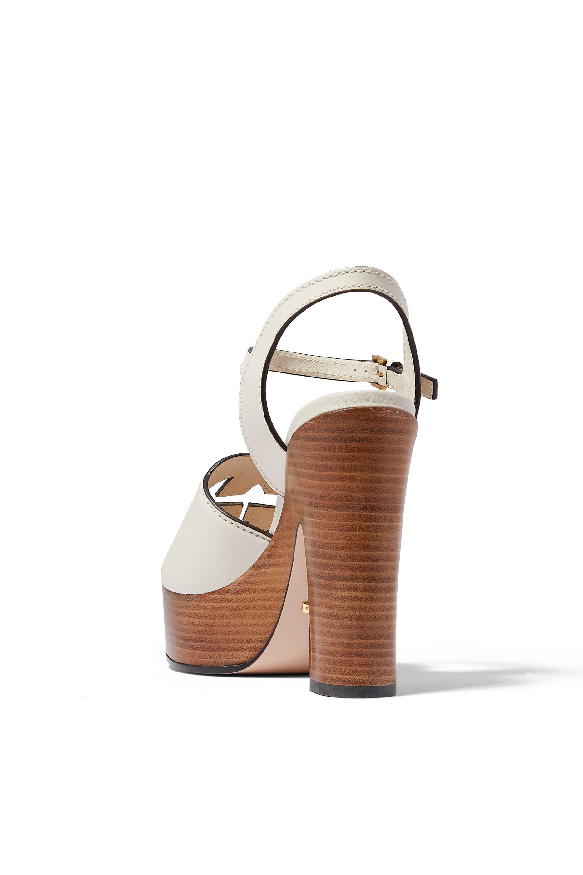 Cut-Out 120 Interlocking G Platform Sandals