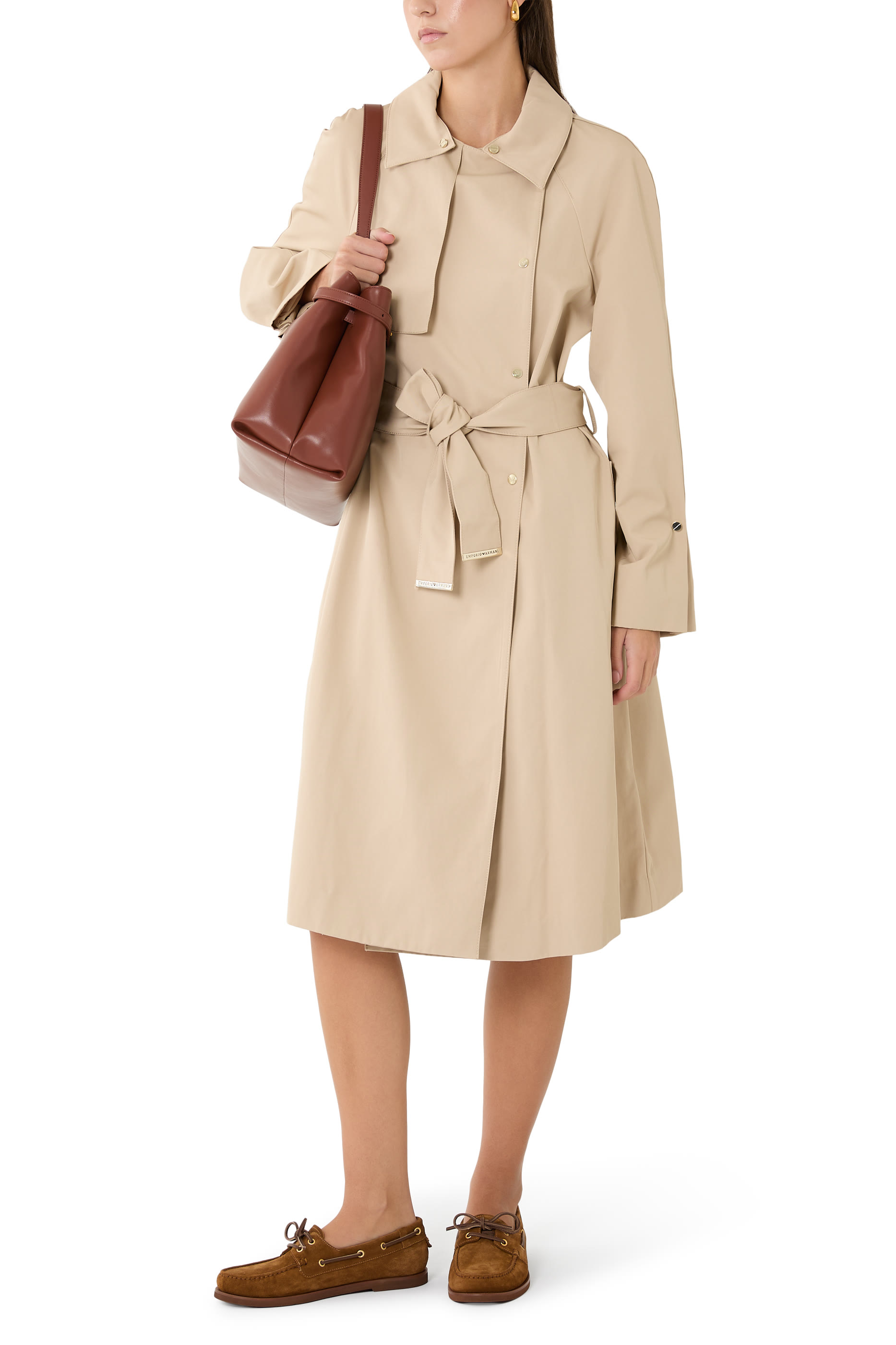 Logo Trench Coat