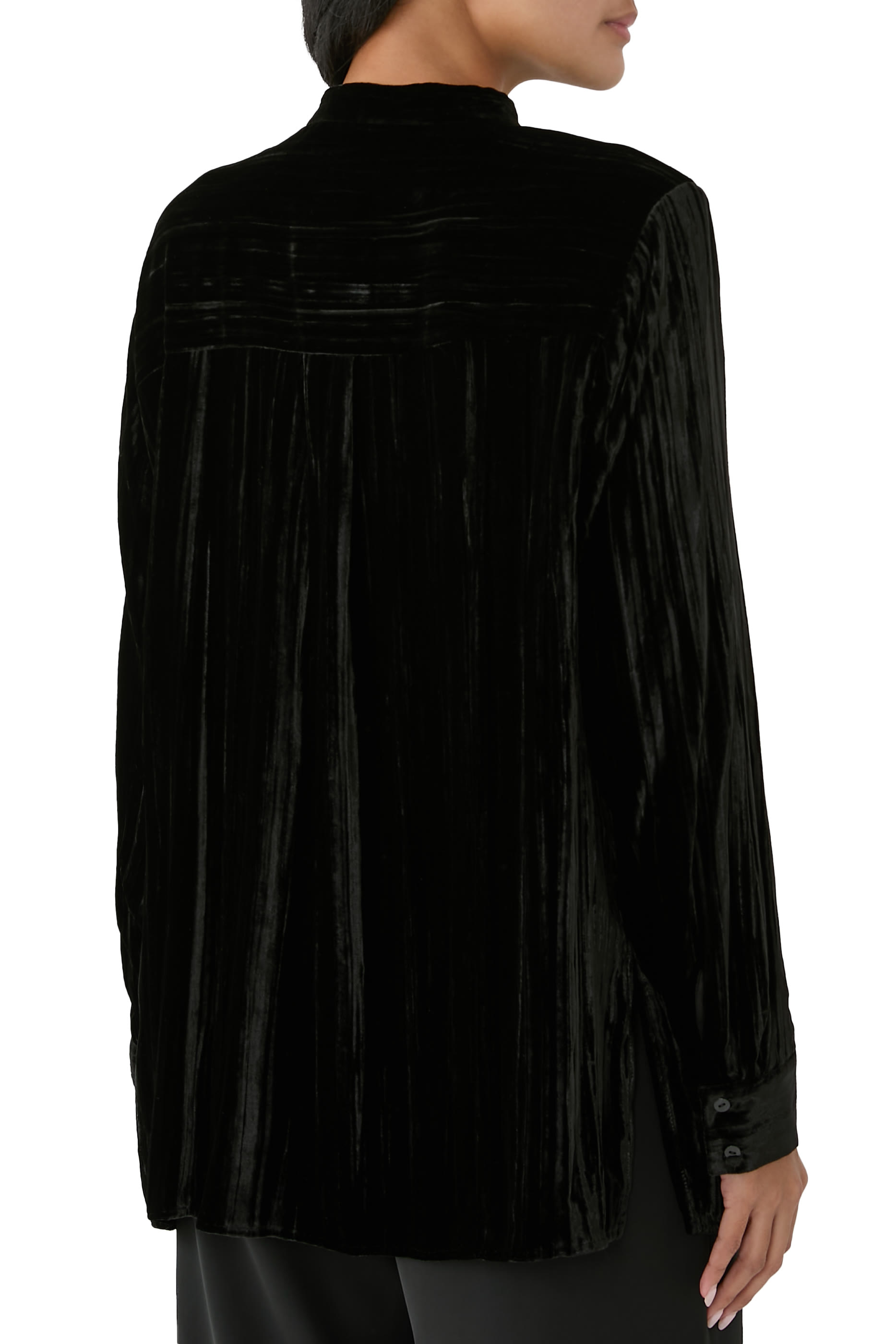 Mandarin Collar Long Shirt