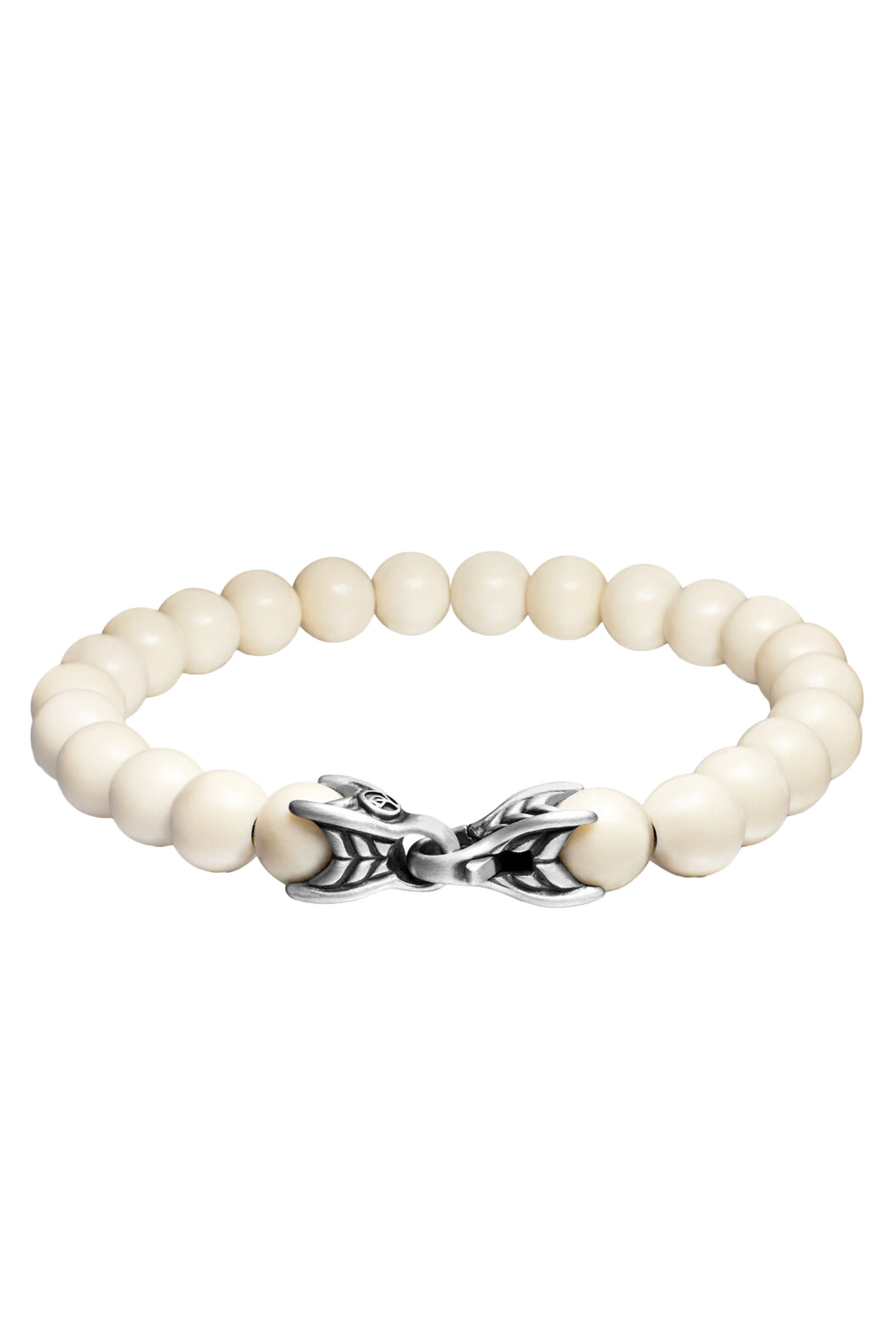 Spiritual Beads River Stone Bracelet, Sterling Silver & Beads