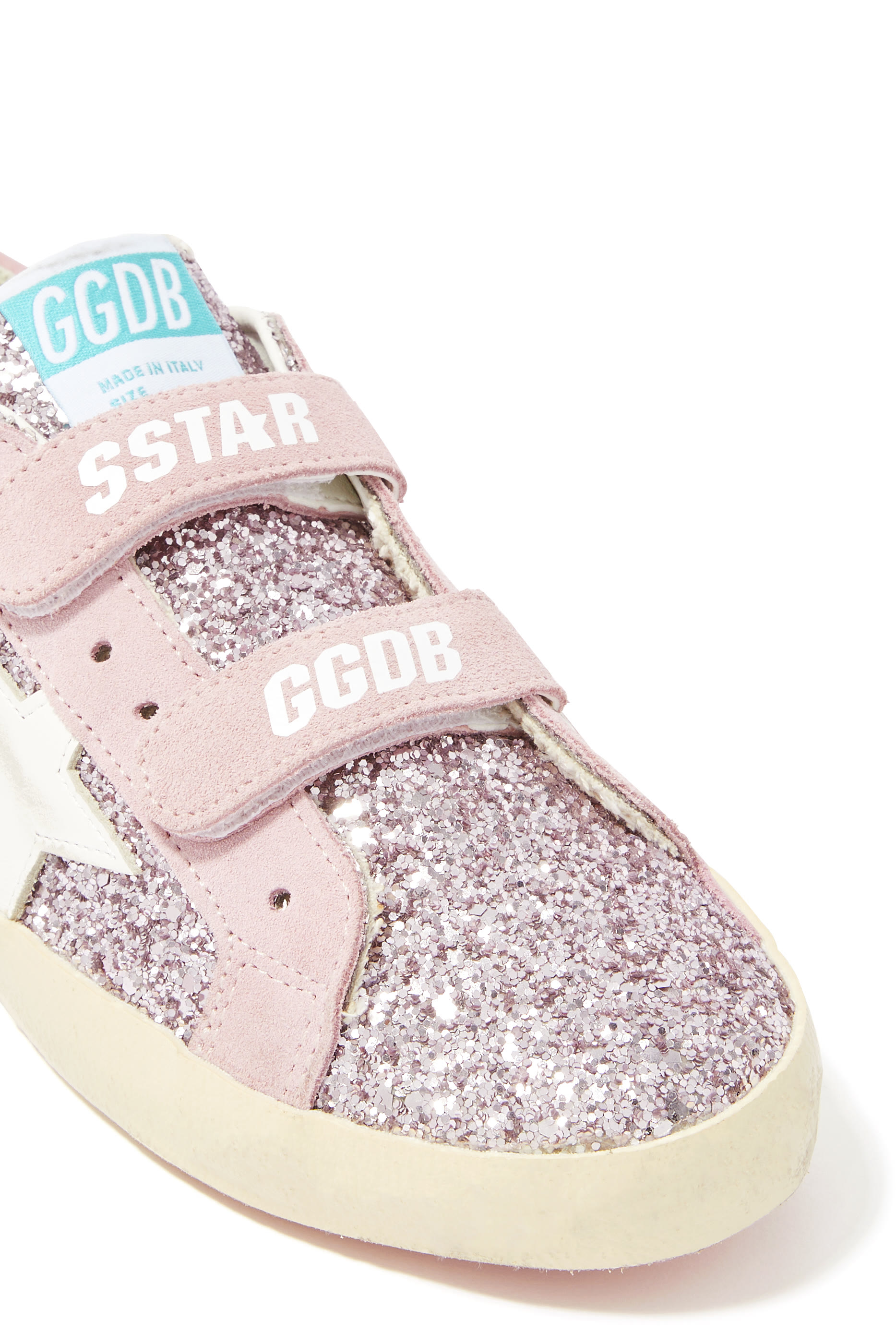 Kids Old School Glitter Sneakers