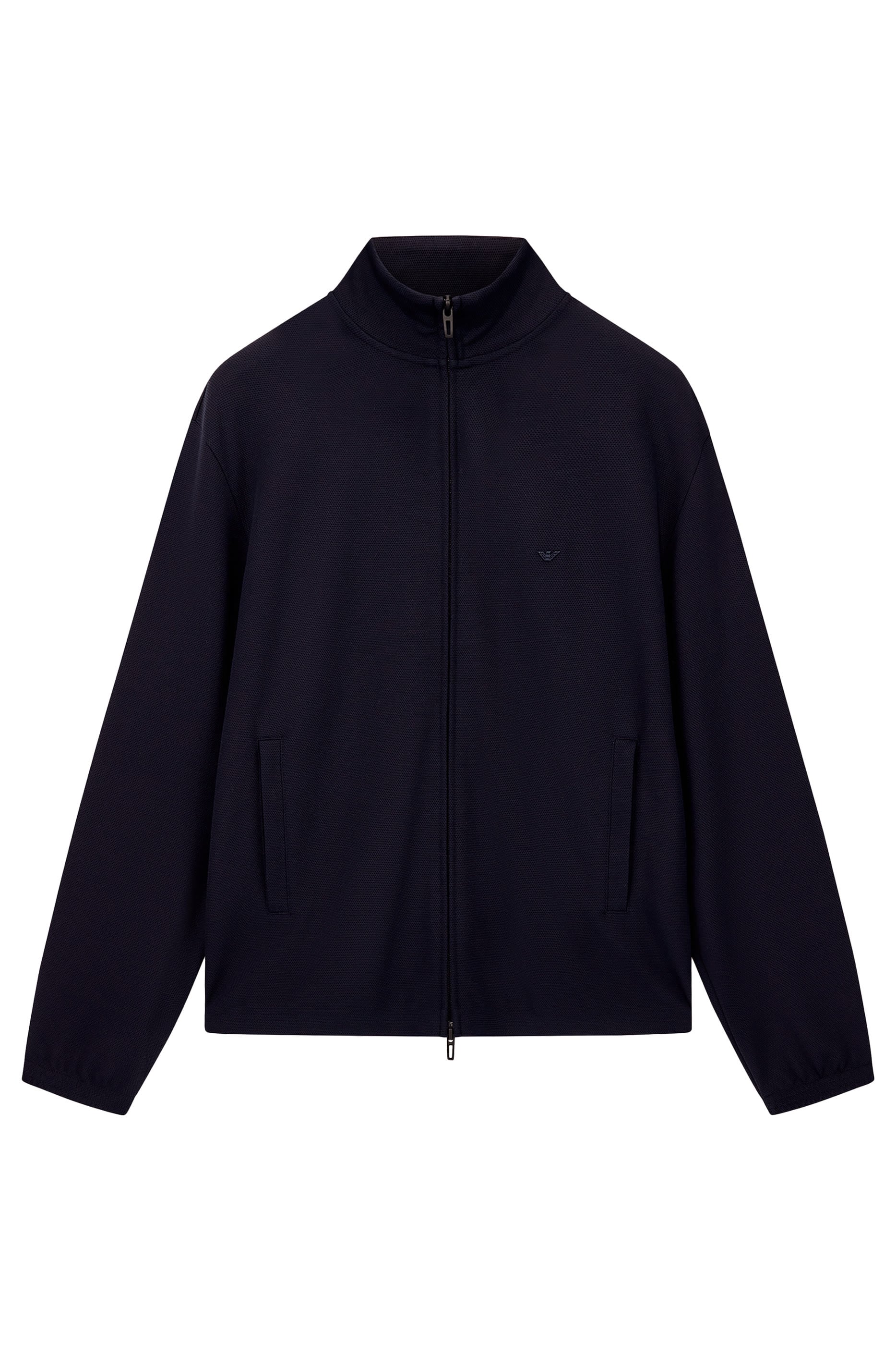 Micro Eagle Logo Full-Zip Sweatshirt 