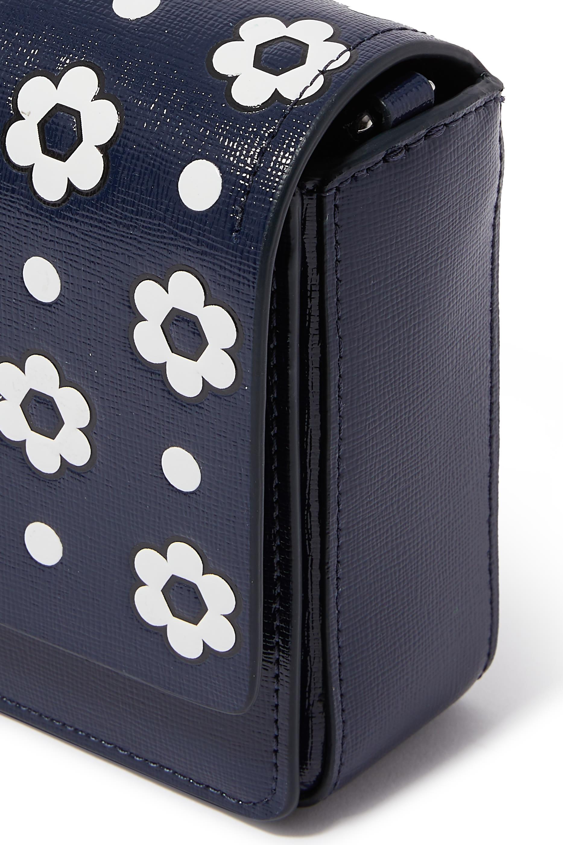 Morgan Daisy Dot Flap Chain Crossbody Bag