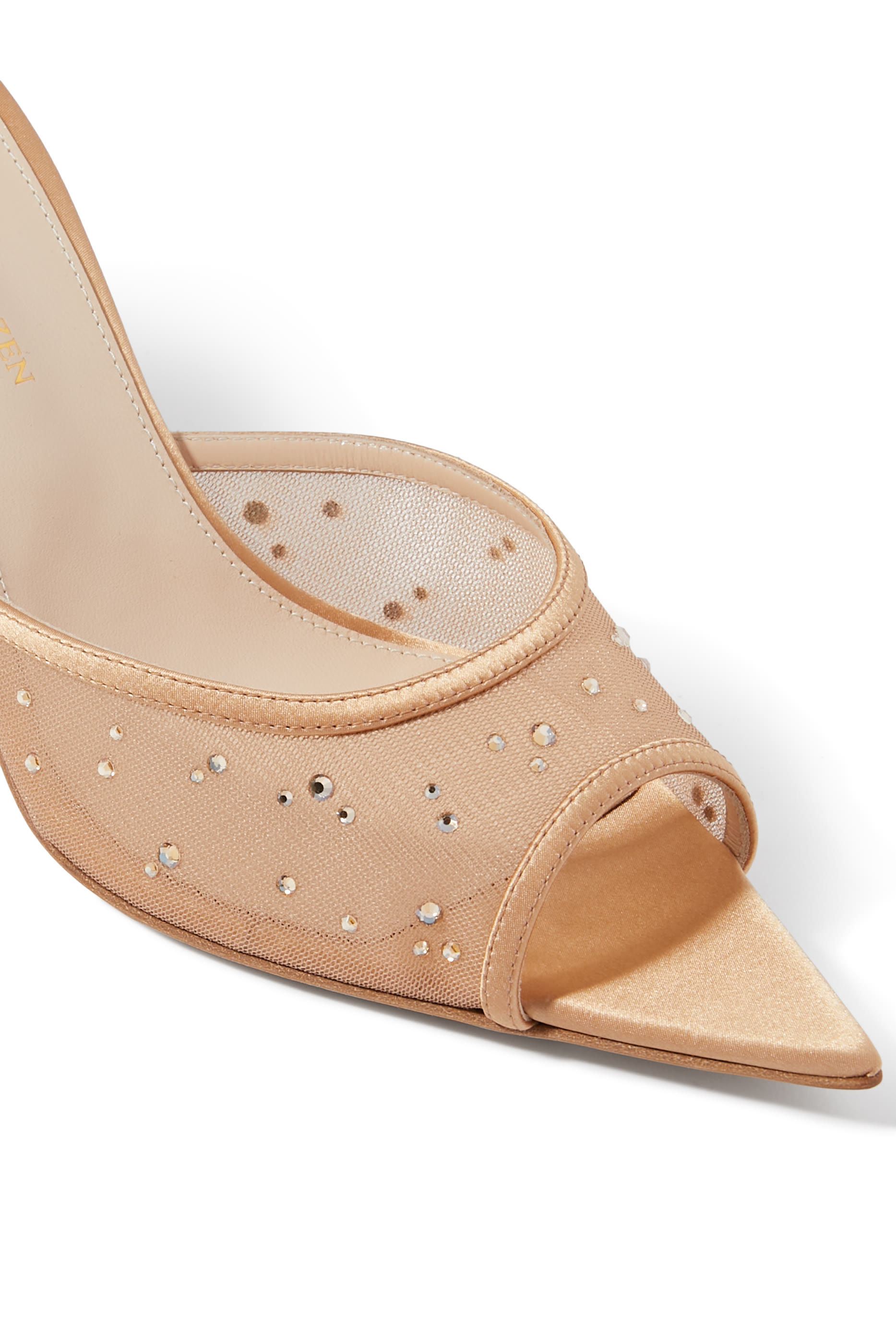 Lisa 75 Mesh Glitz Mules