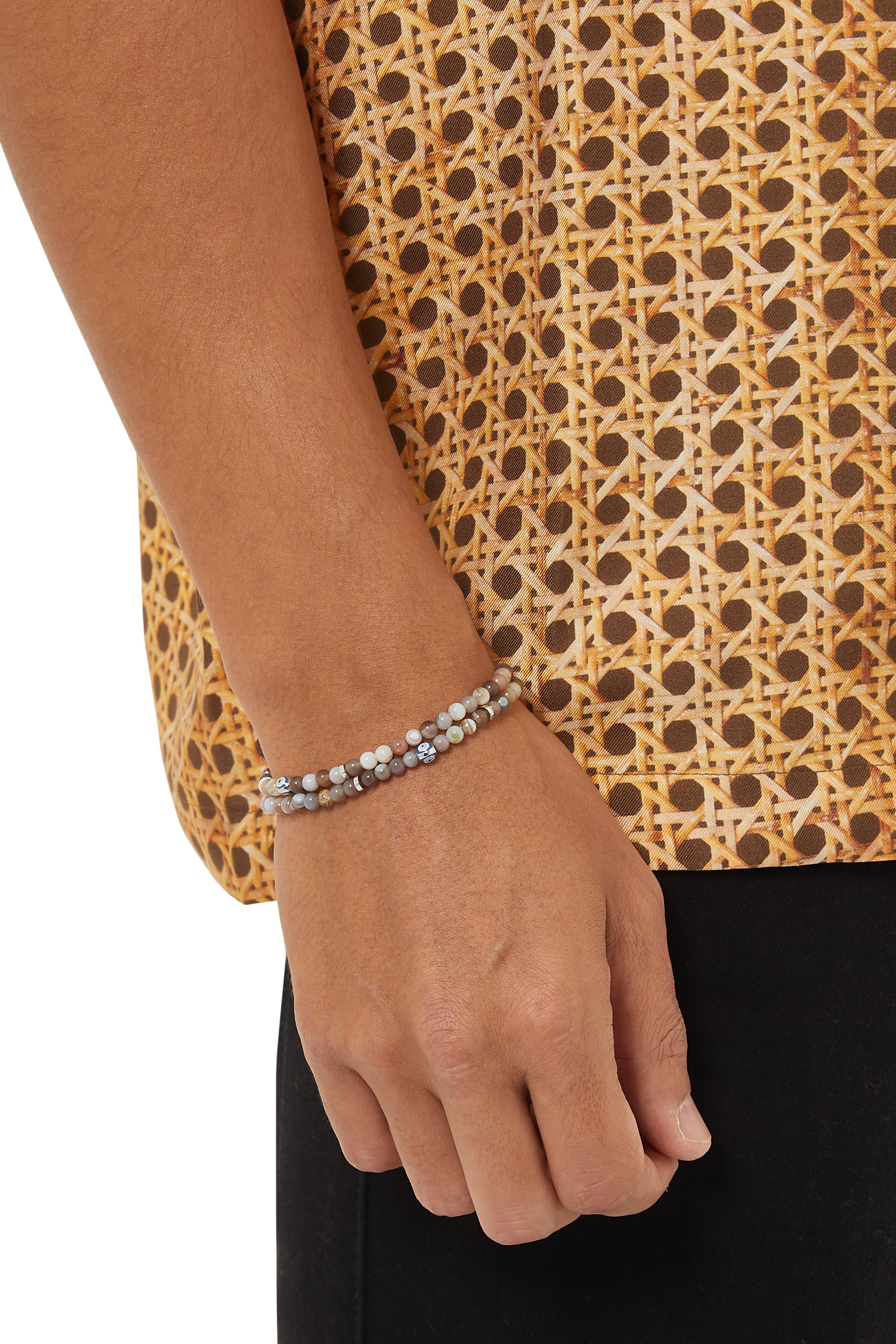 Evil Eye Double Wrap Bracelet