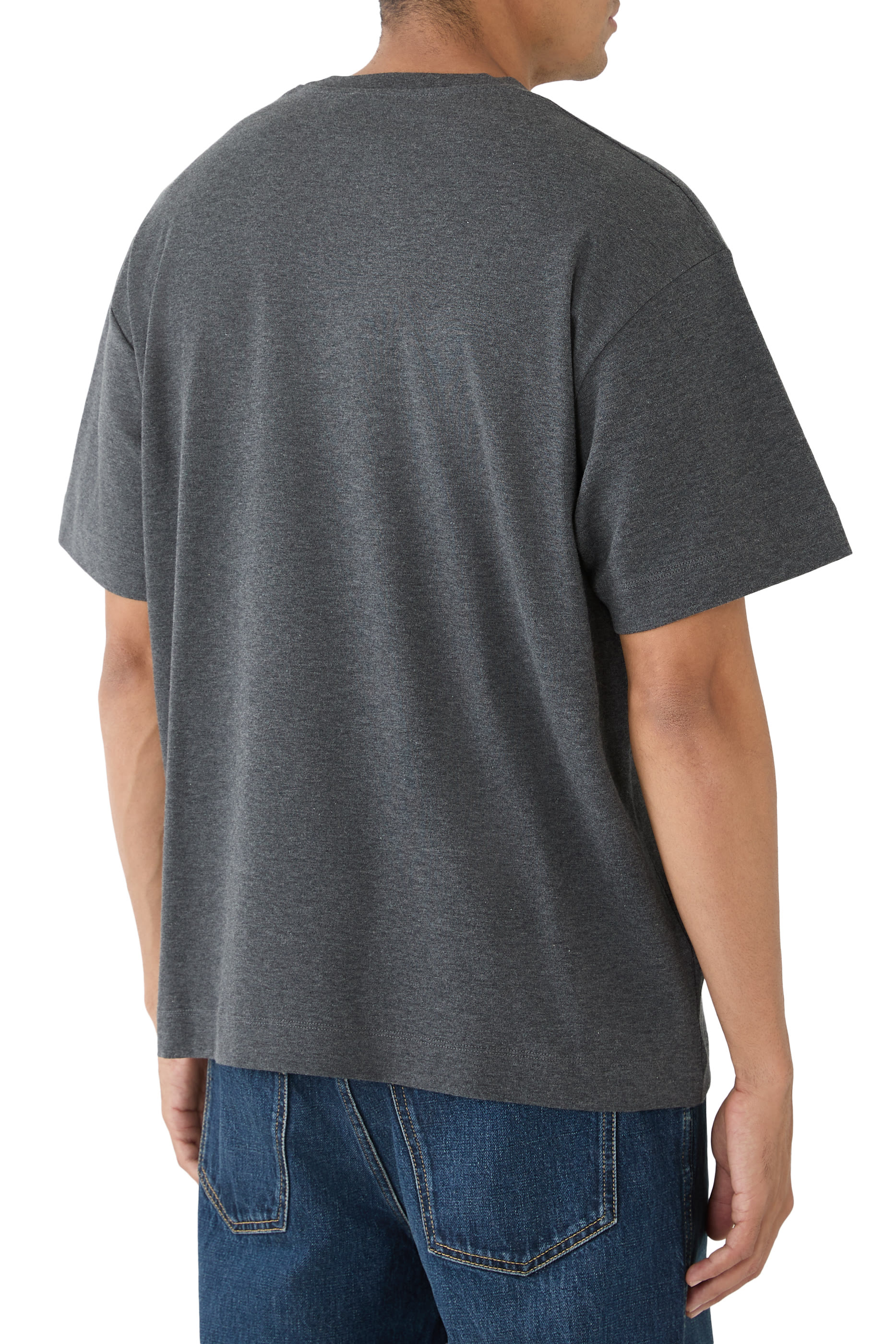 Cotton Jersey T-Shirt with Embroidery 