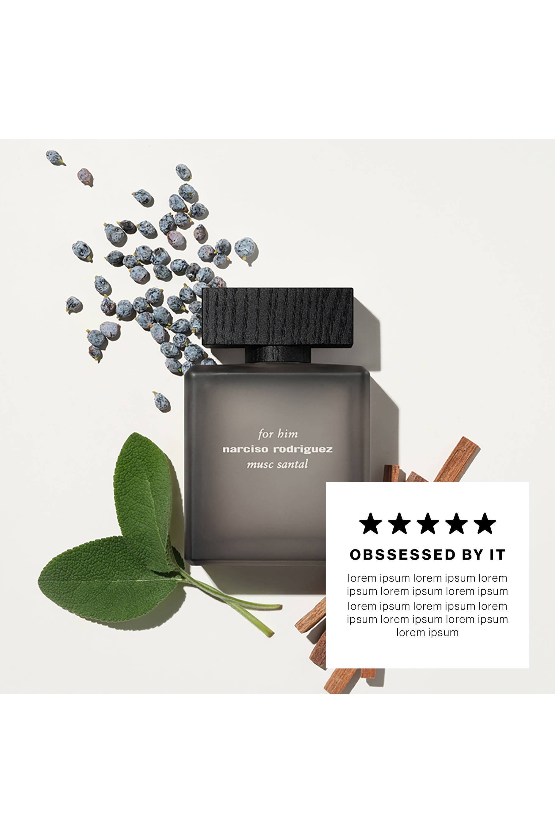 for him Musc Santal Eau de Parfum Intense