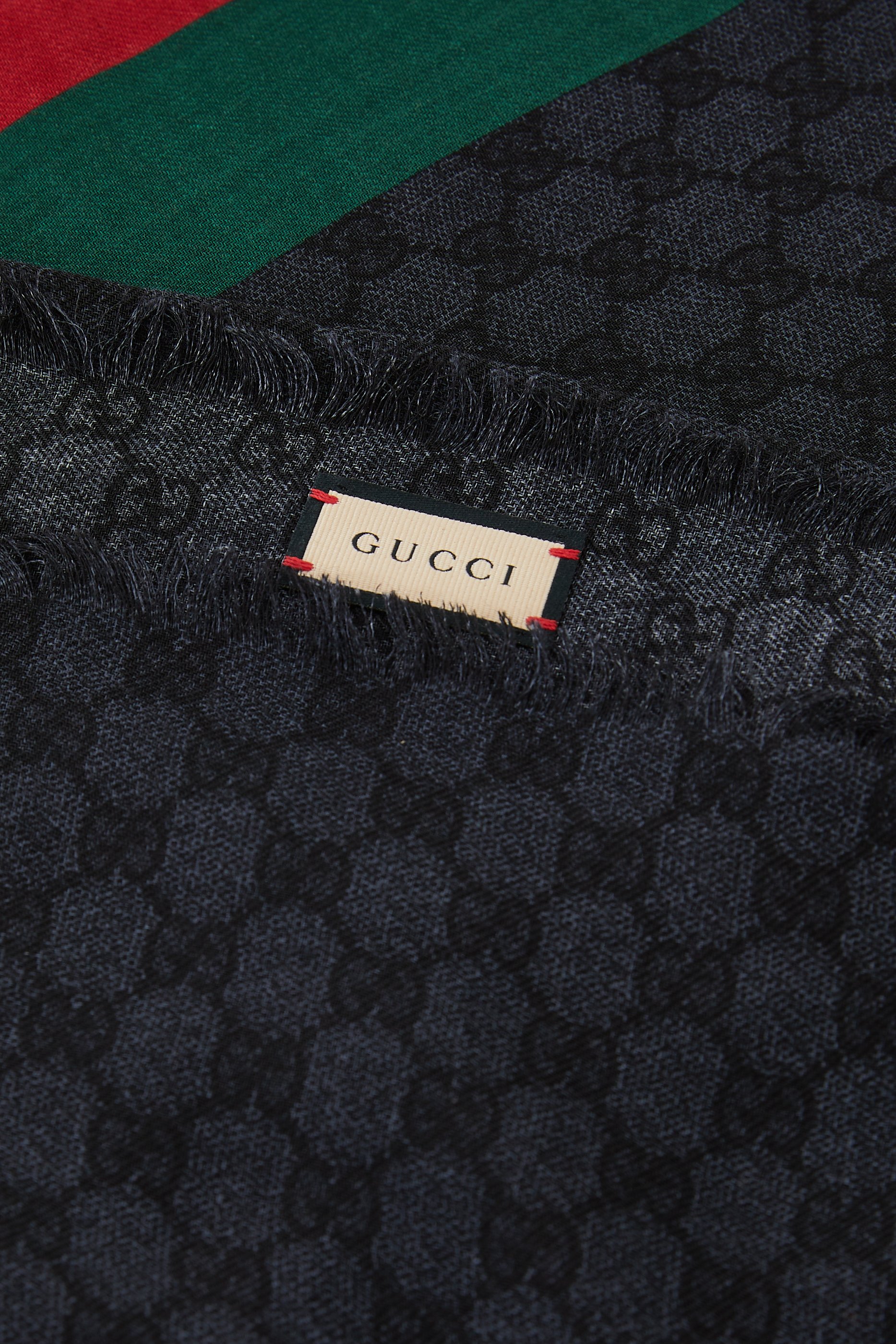 Web Stripe Wool Shawl