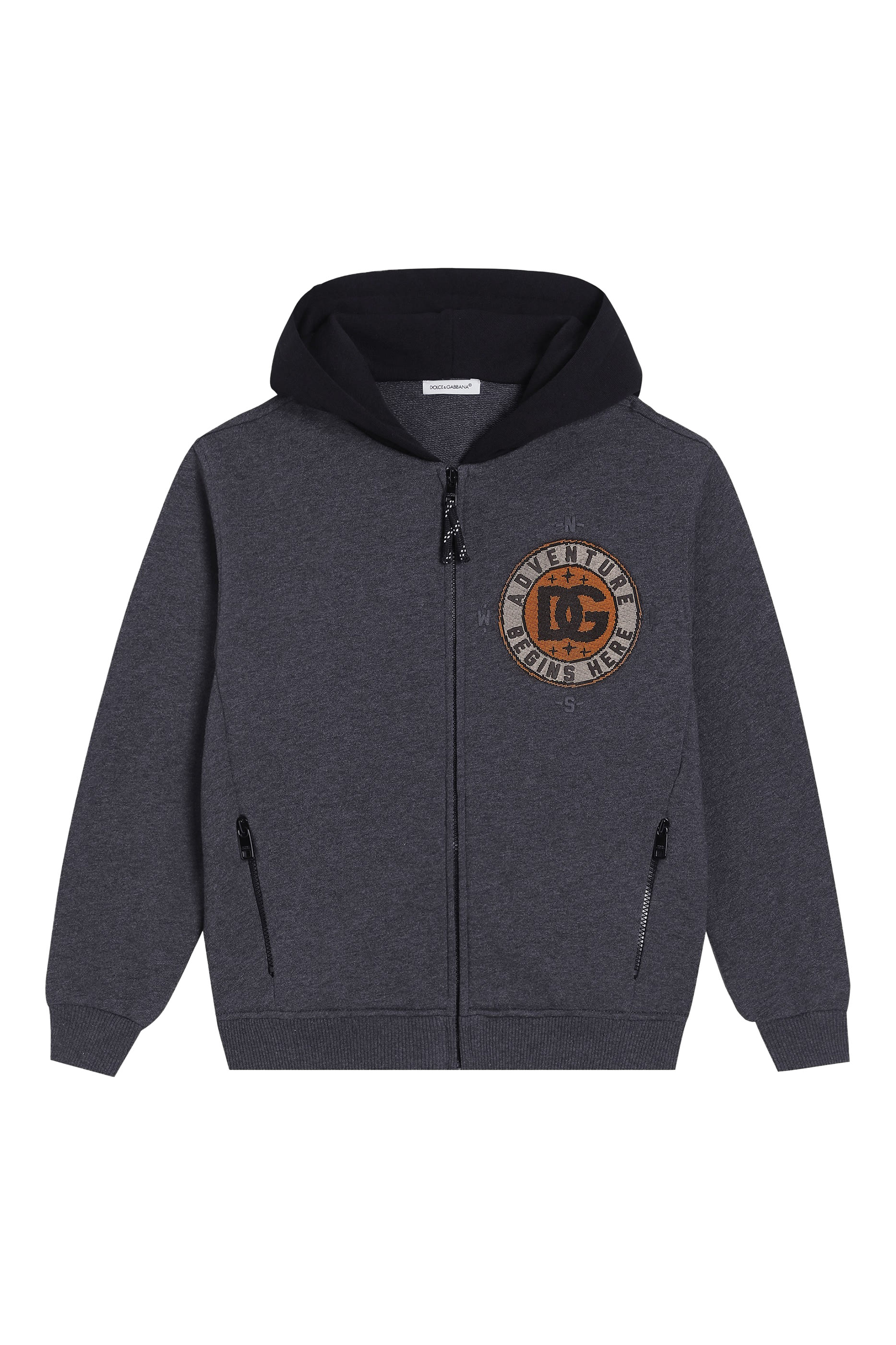 Kids DG Compass Zipped Hoodie
