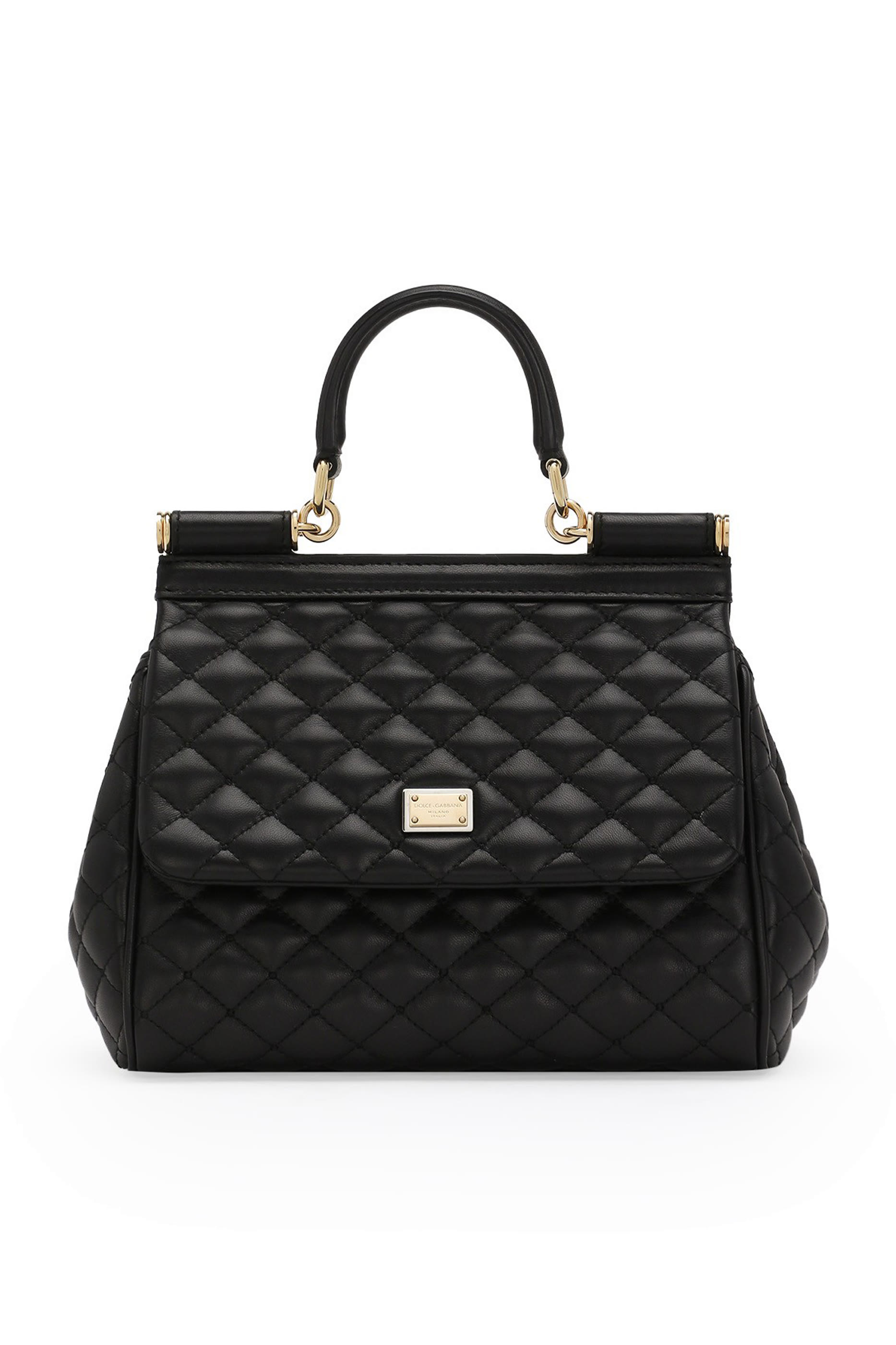 Medium Sicily Quilted Nappa Leather Bag