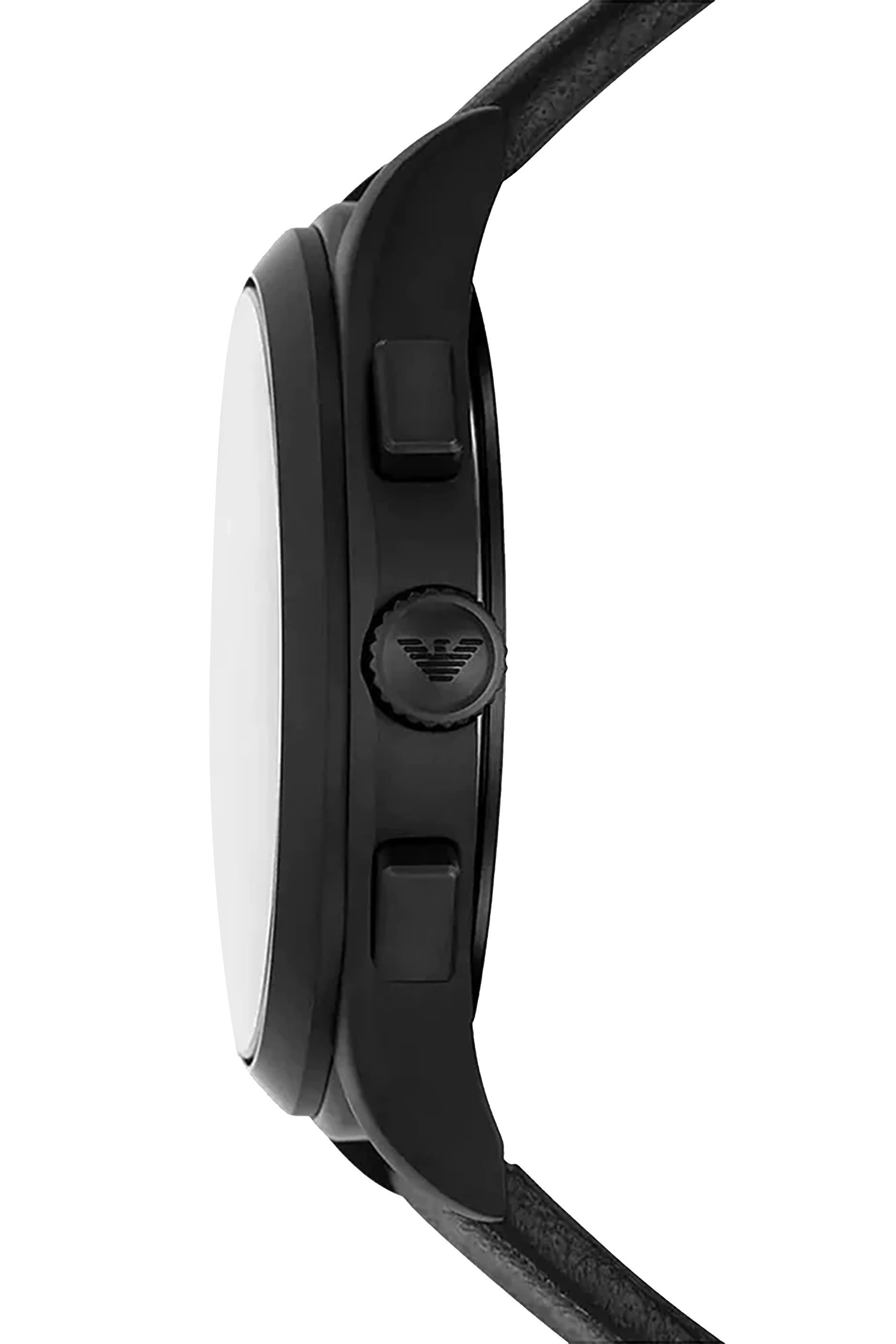 Chronograph Leather Watch and Bracelet Set