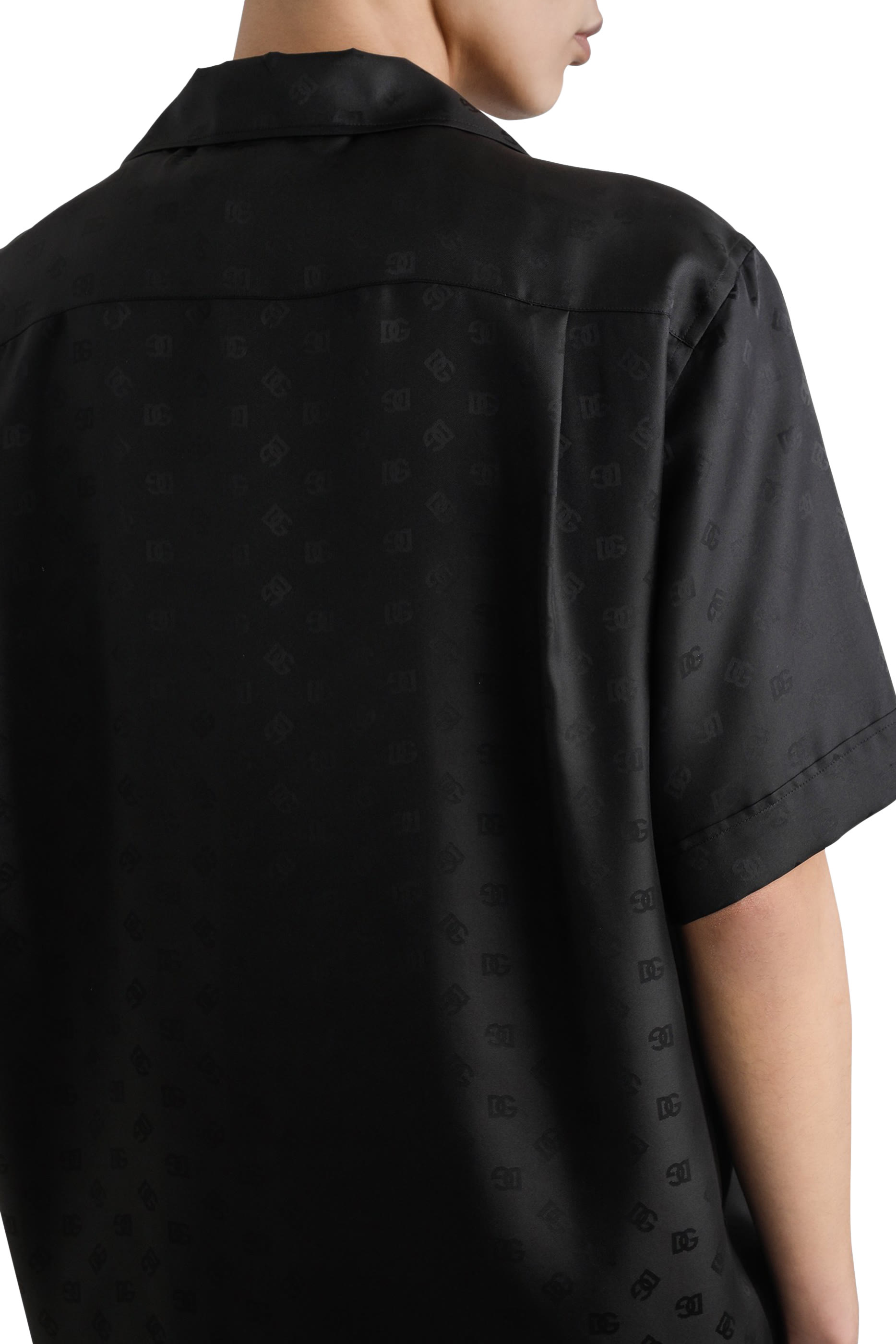 DG Logo Jacquard Hawaii Shirt