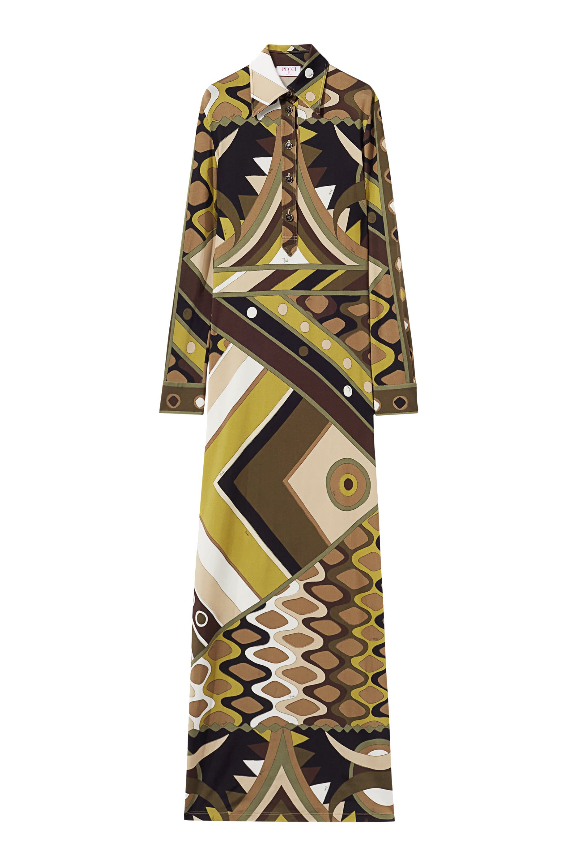 Vivara-Print Long Dress