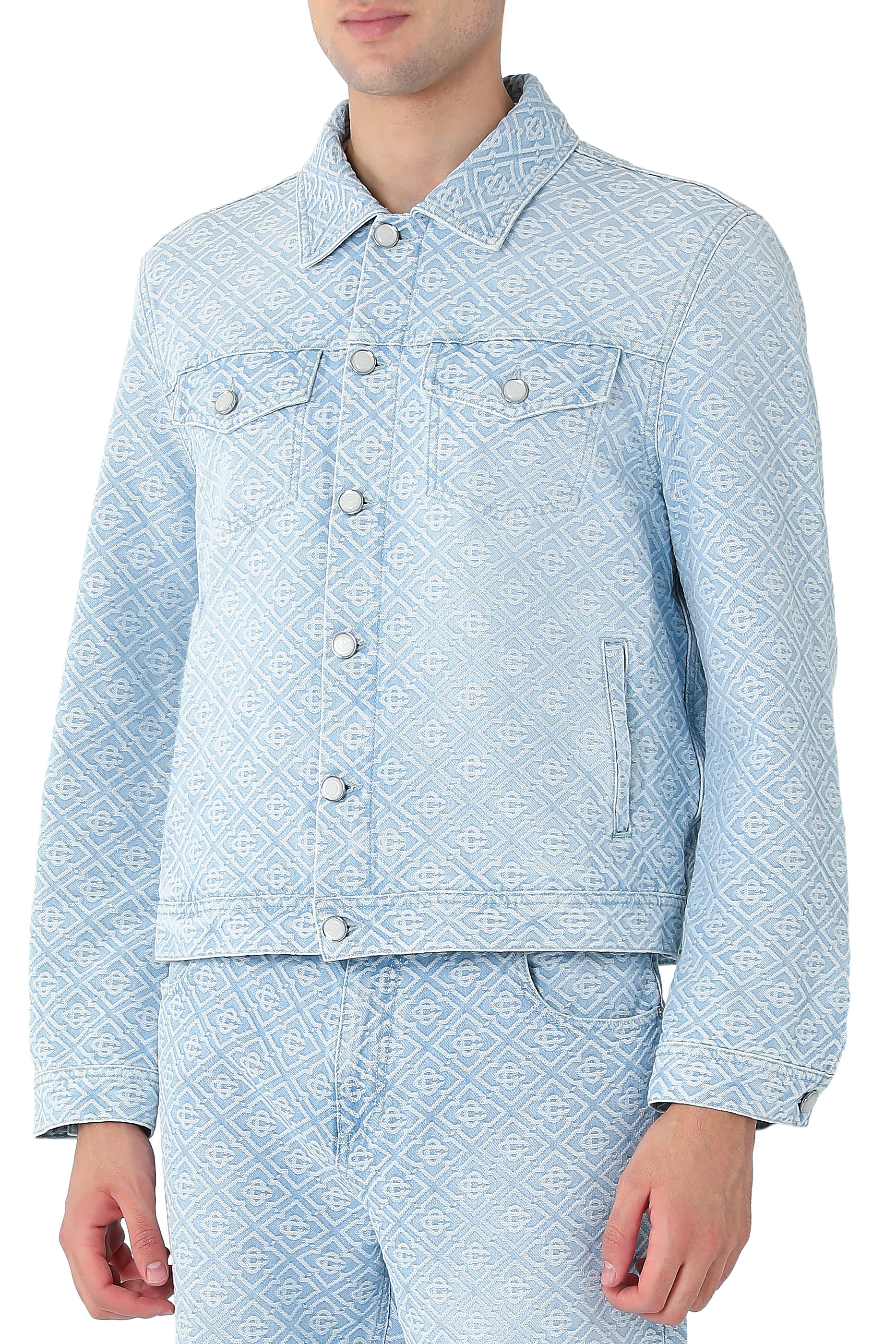 Washed Monogram Denim Jacket 