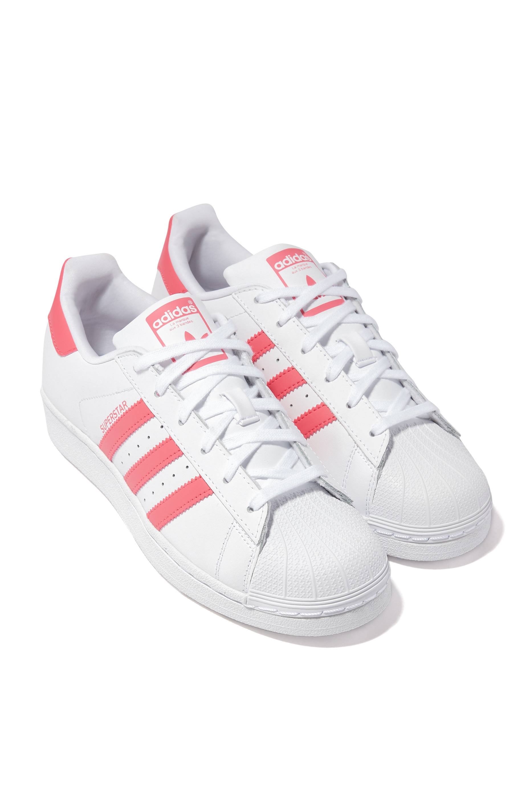 Pink Stripe Superstar Sneakers