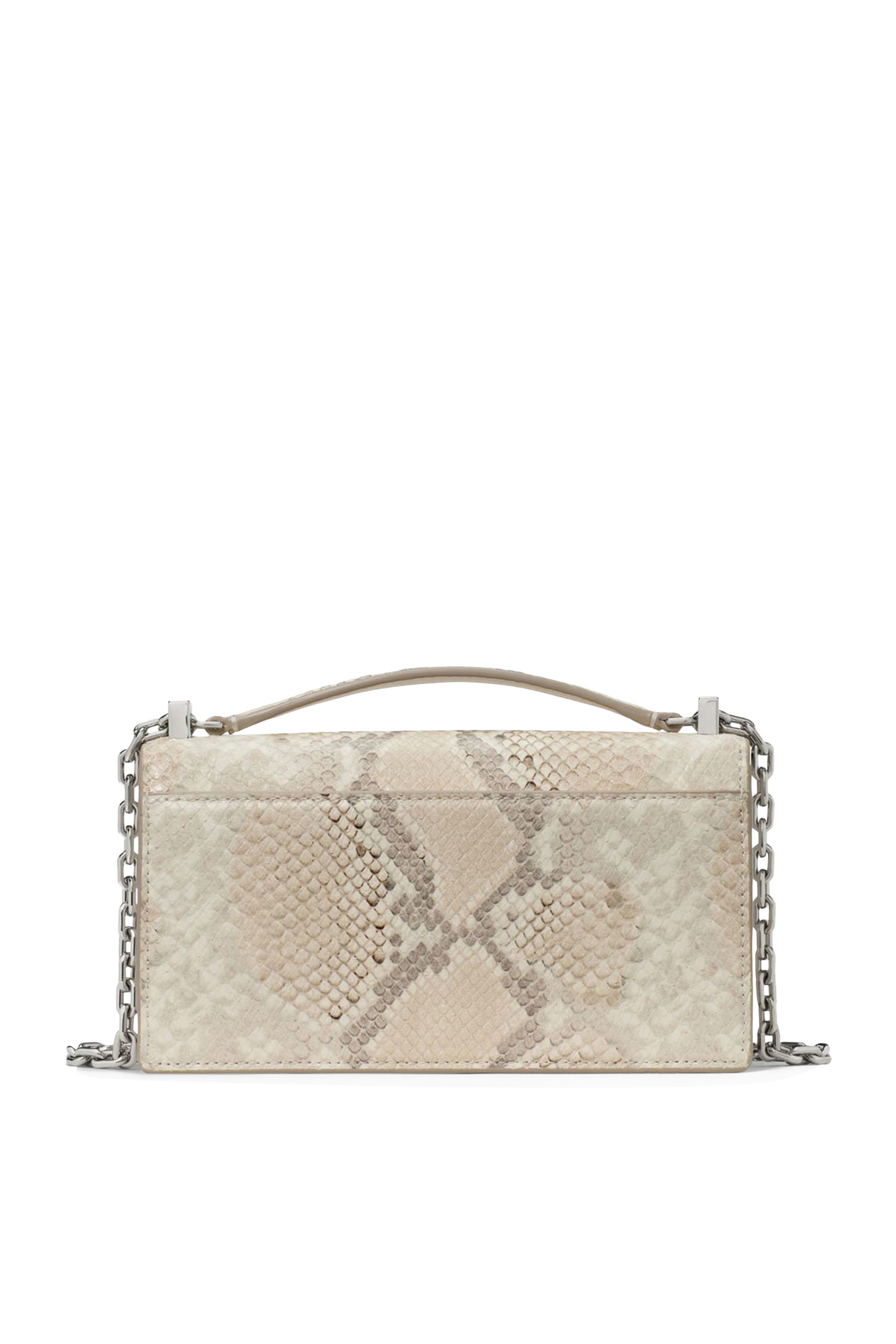 Deco Snake Embossed Mini Crossbody Bag