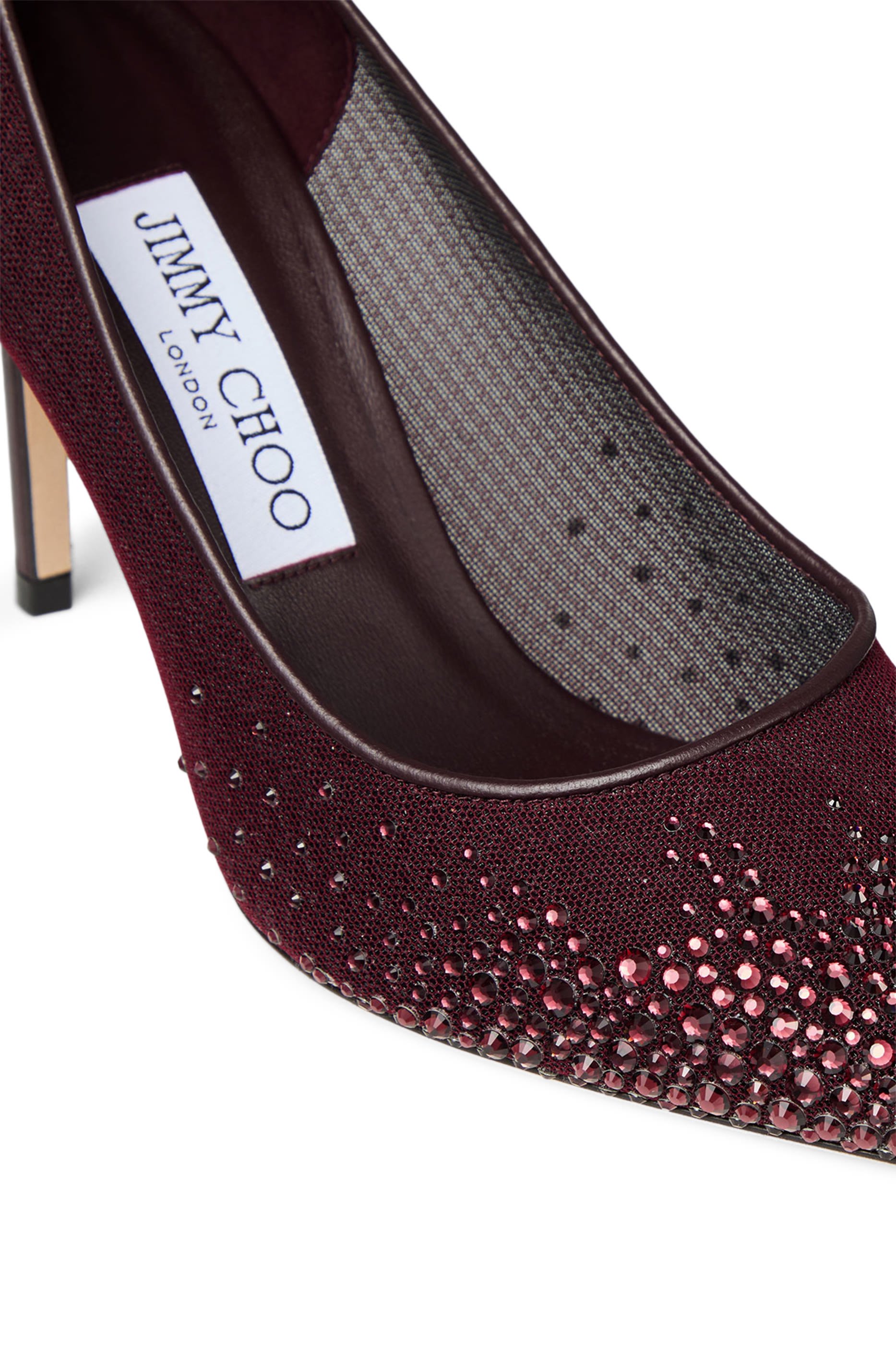 Love 85 Galaxy Crystal Mesh Pumps